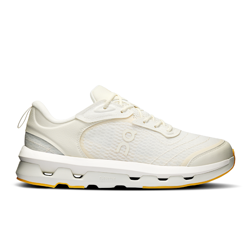 On Women's Cloudzone Moon Lifestyle Shoe in Ivory/Ivory, Size: 9, Recycled Polyester