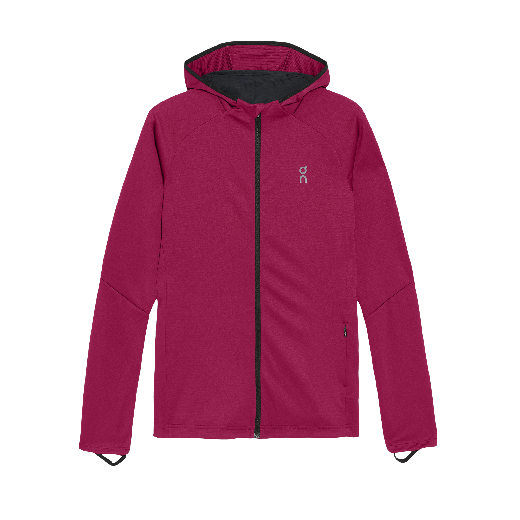 Women's Climate Zip Hoodie | Black | On United States Women's Climate Zip Hoodie | Black | On United States