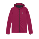 Climate Zip Hoodie in Grenadine