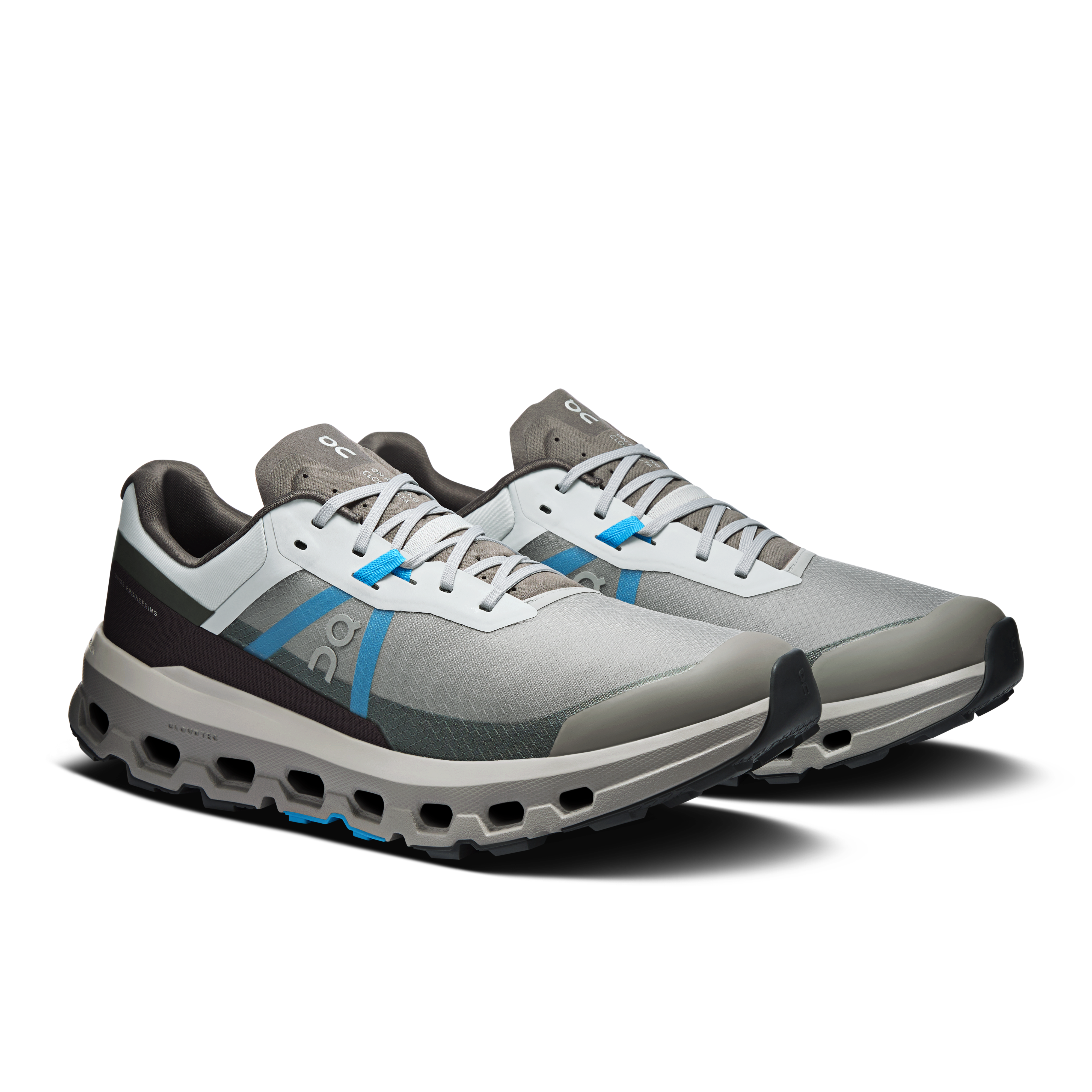 On Cloudvista 2 Glacier & Alloy Men Trail running Shoes