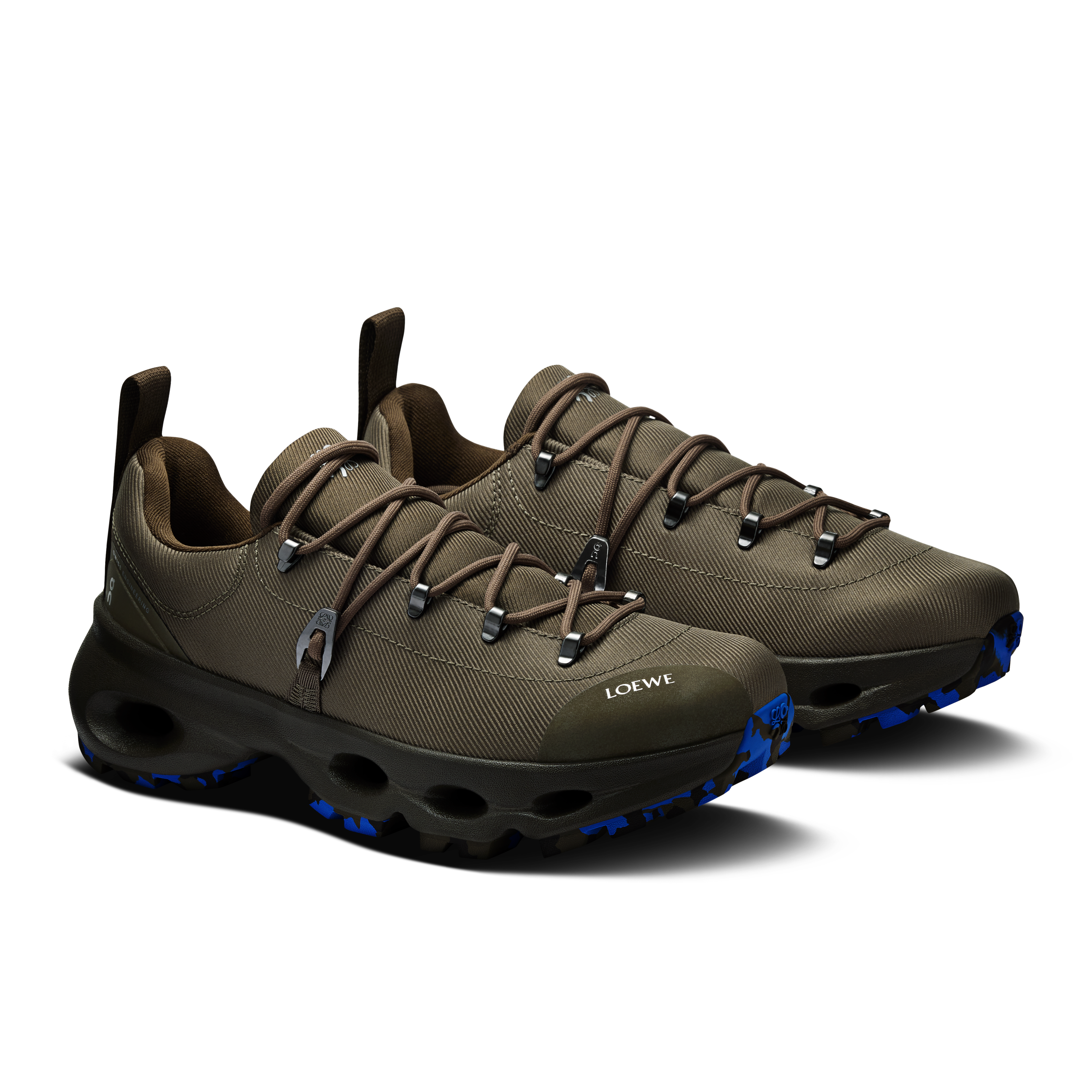 On Cloudsolo Hiker LOEWE Dark Khaki Mujer Vida activa Calzado