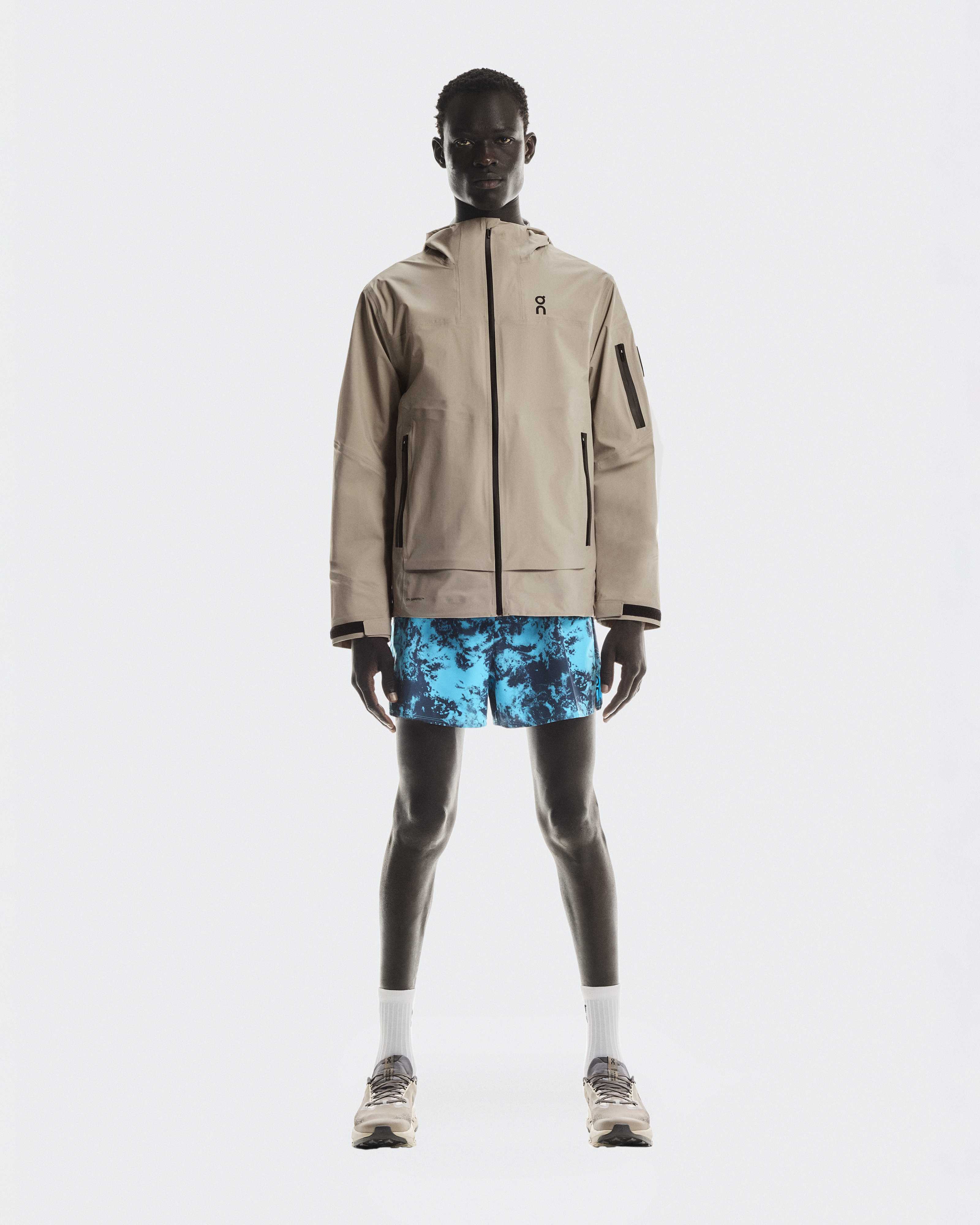 On Trek Jacket para Hombre en Desert, Talla: XS, Polyester