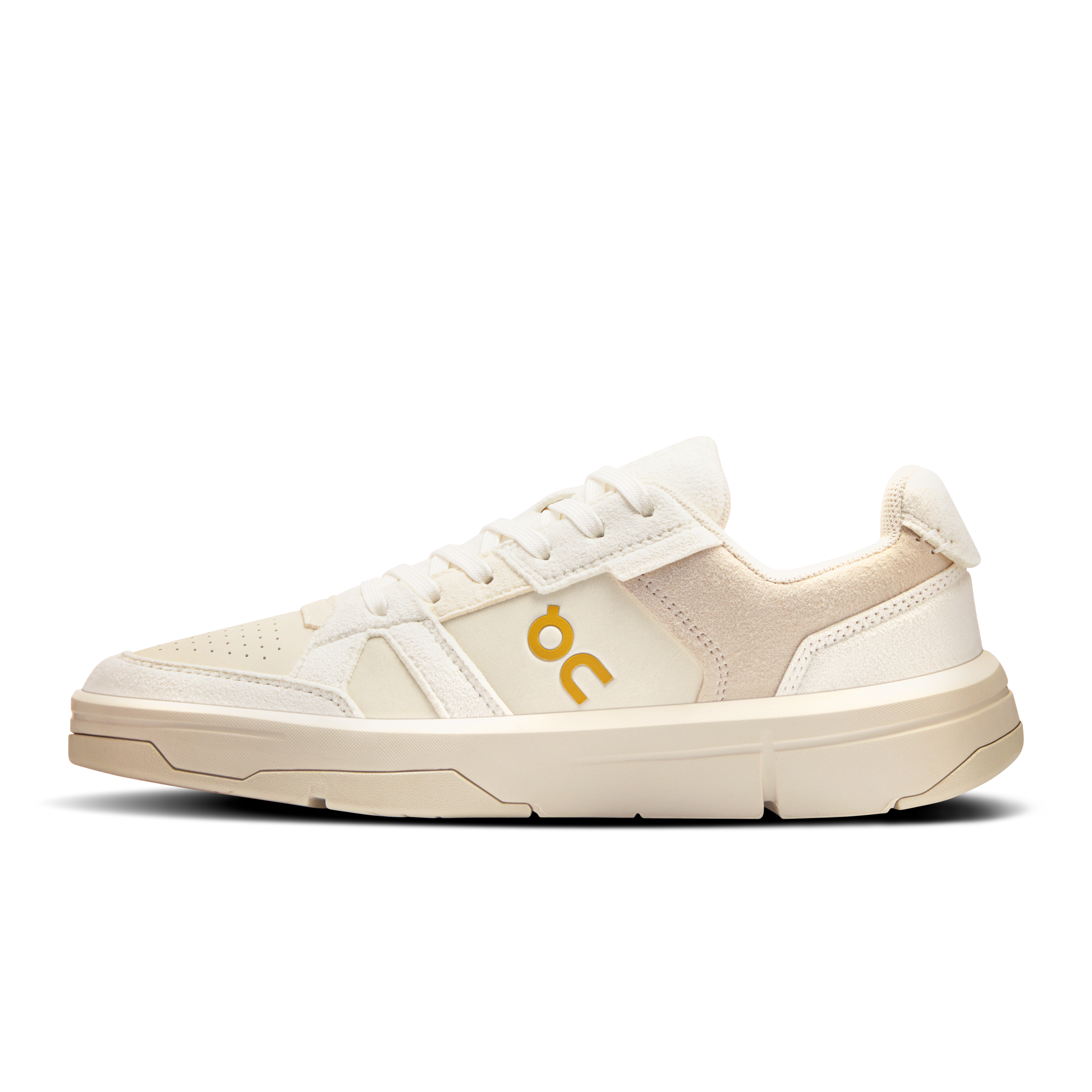 On THE ROGER Clubhouse Ace Ivory & Dew Women Tennis Shoes