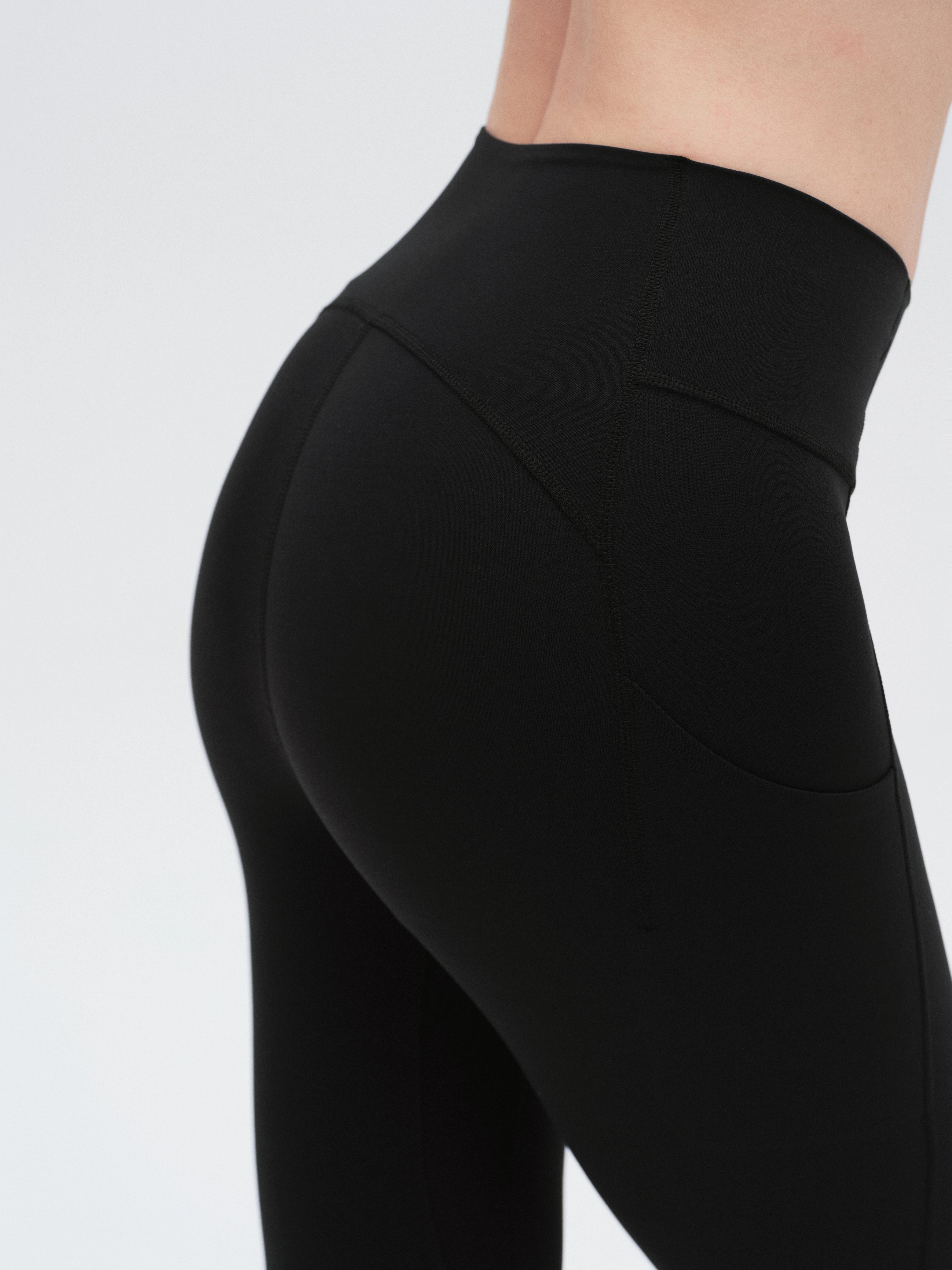 On Studio Leggings 7/8 A 24" Black 여성 타이츠