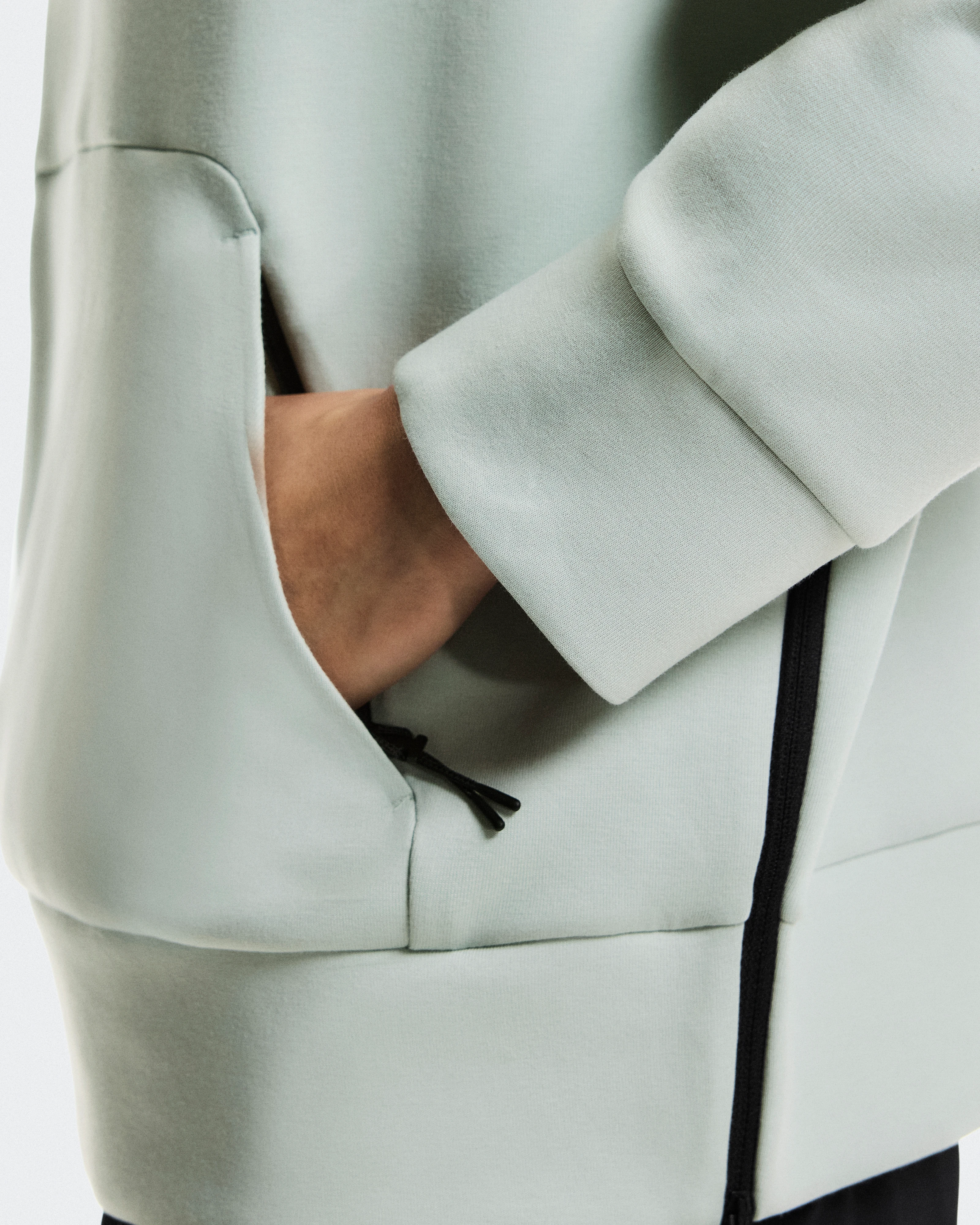 On Focus Tech Hoodie Mineral Women Hoodies and sweatshirts