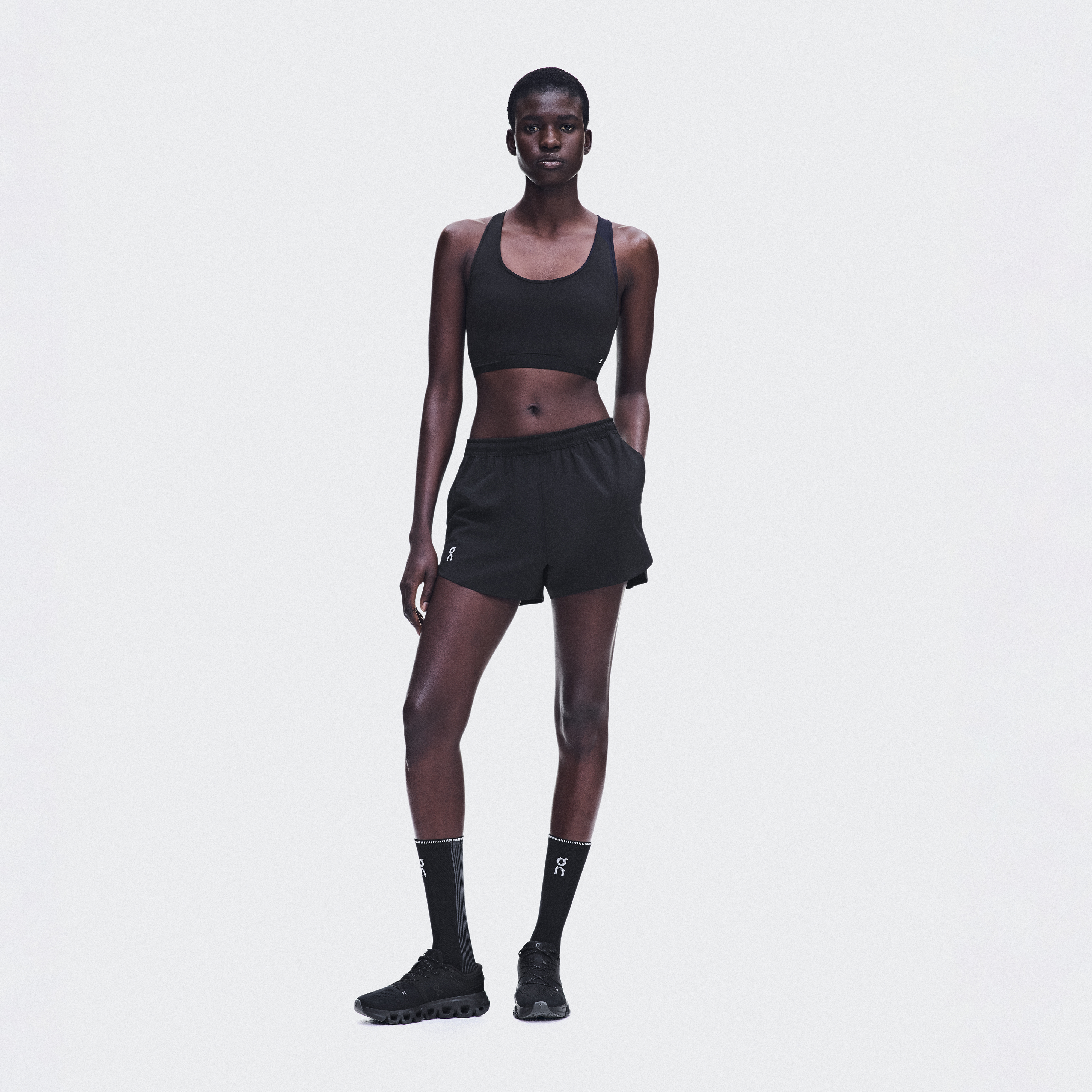 Train Shorts 3" in Black