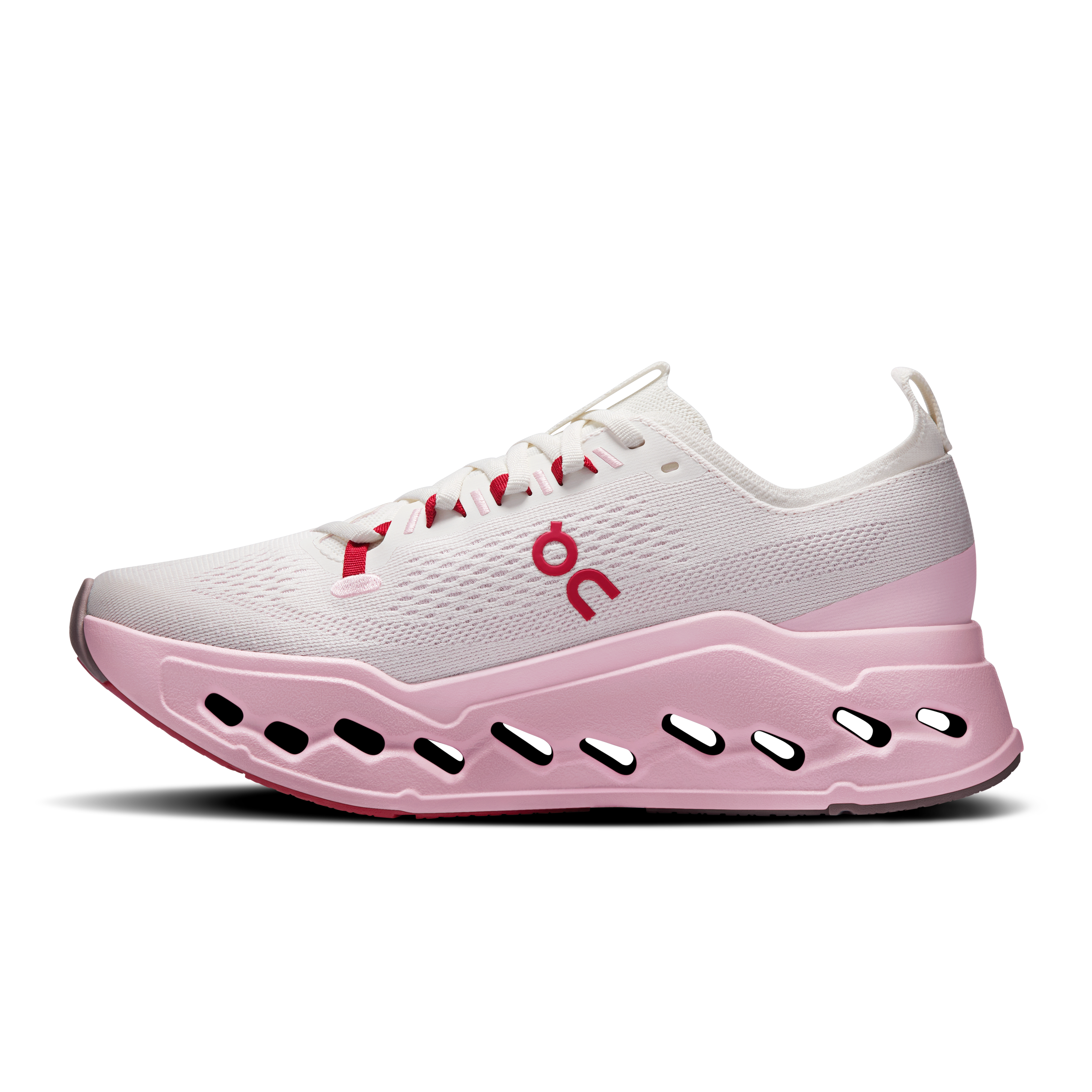 On Cloudsurfer Max Ivory & Peony Mujer Road running Calzado