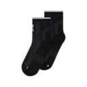 Performance Run Sock Mid in Black/Eclipse