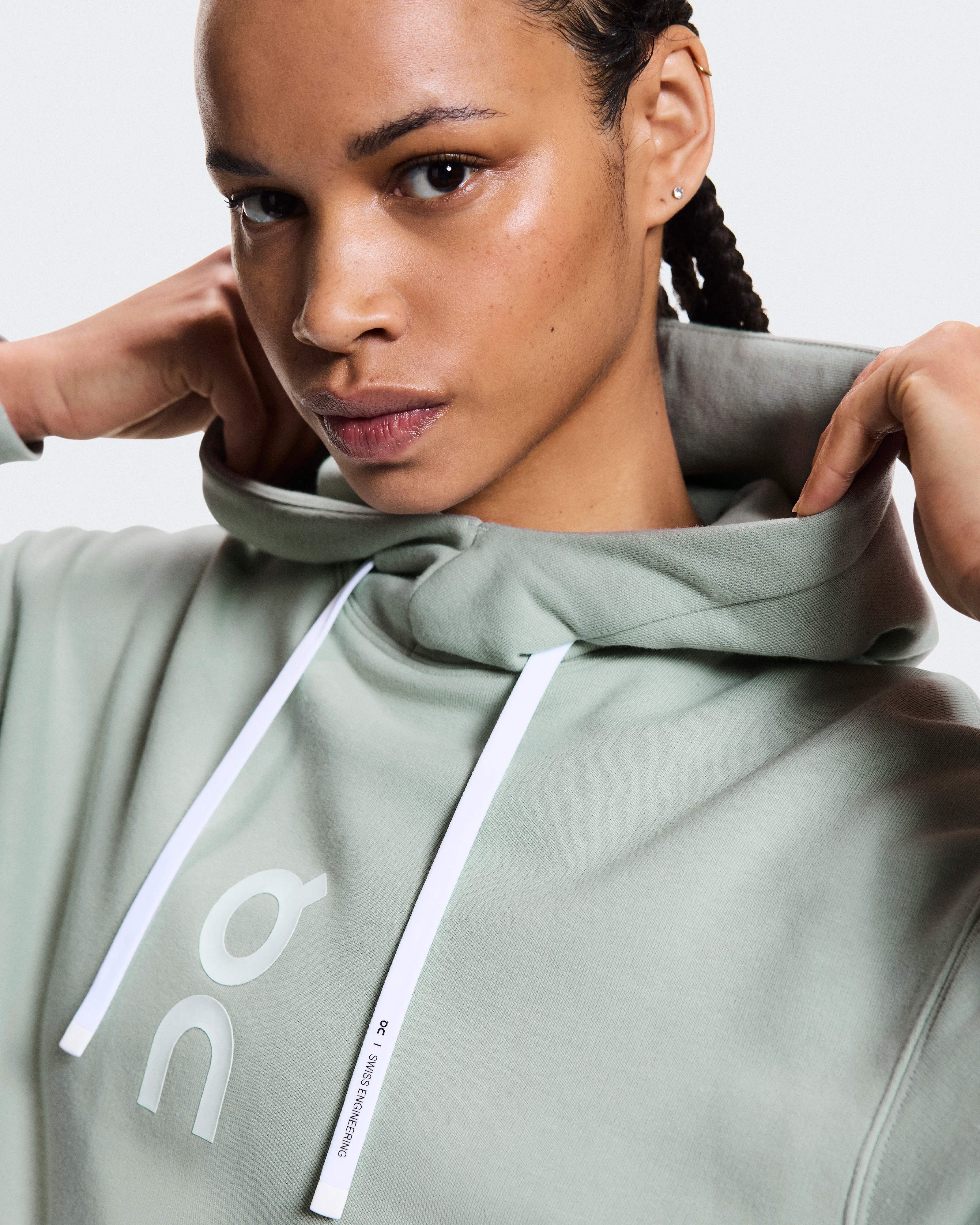 On Club Hoodie Mineral Women Hoodies and sweatshirts