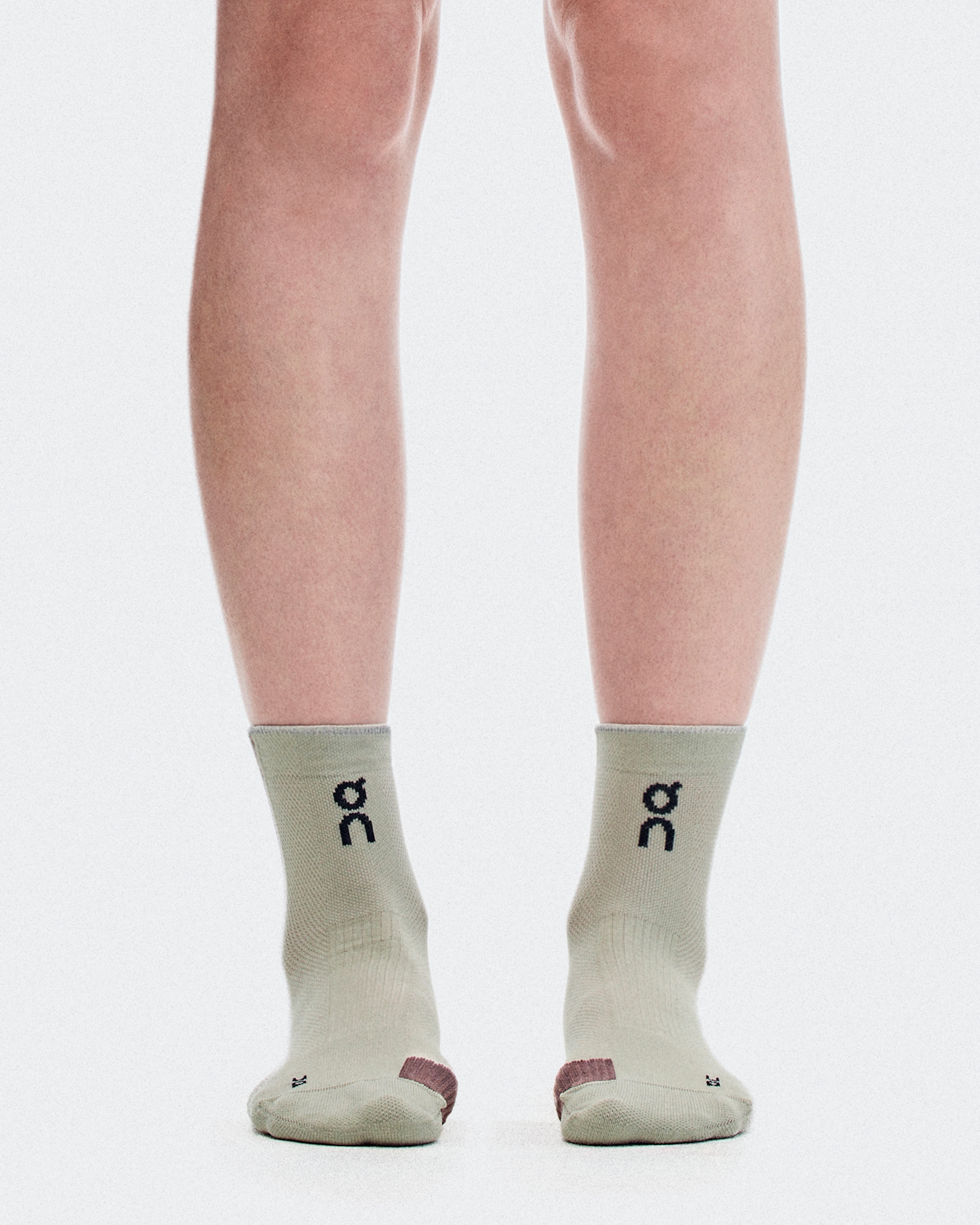 On Performance Run Sock Mid Brume & Clove Unisex Socks