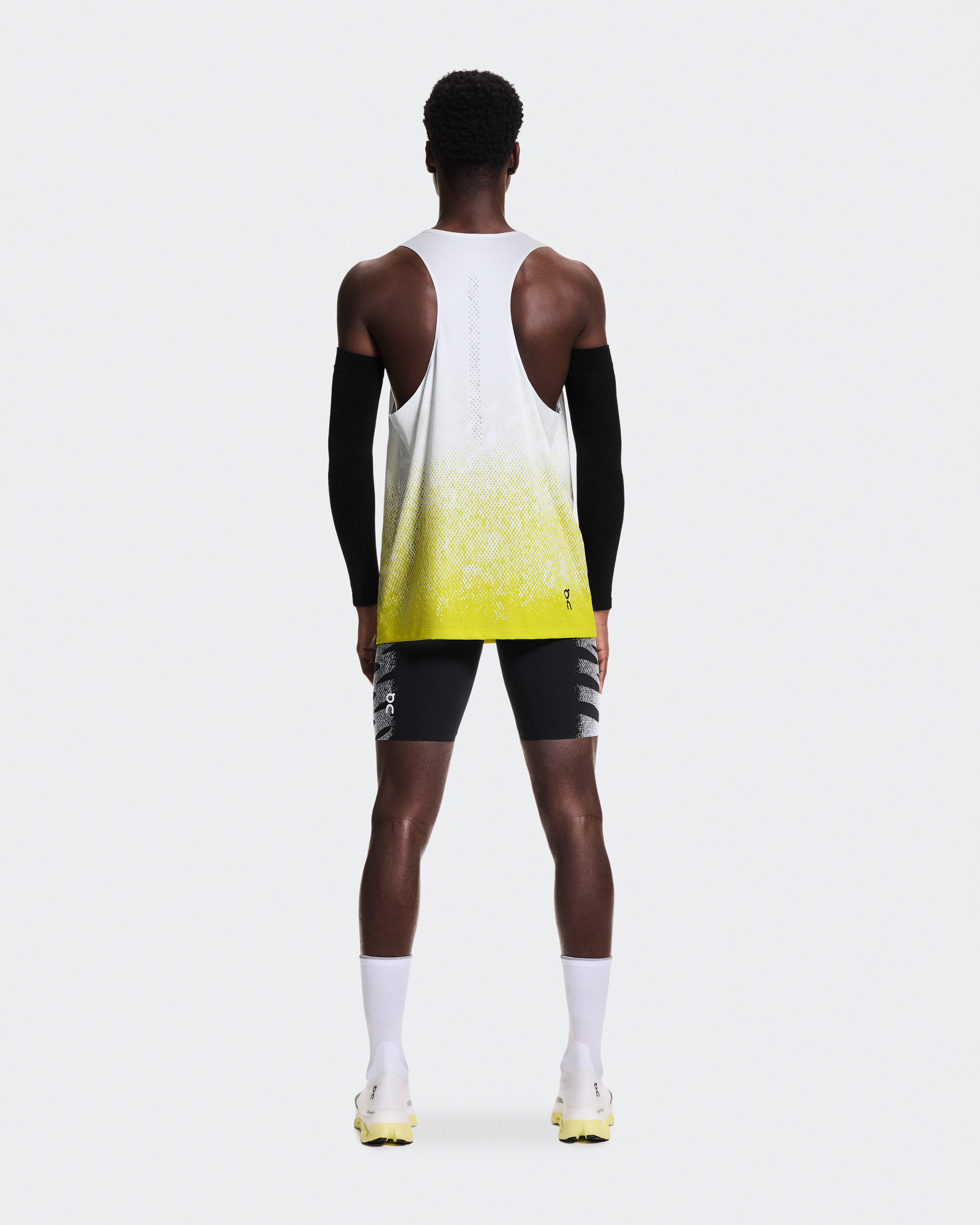Zero SingletMen / White | Lime / L