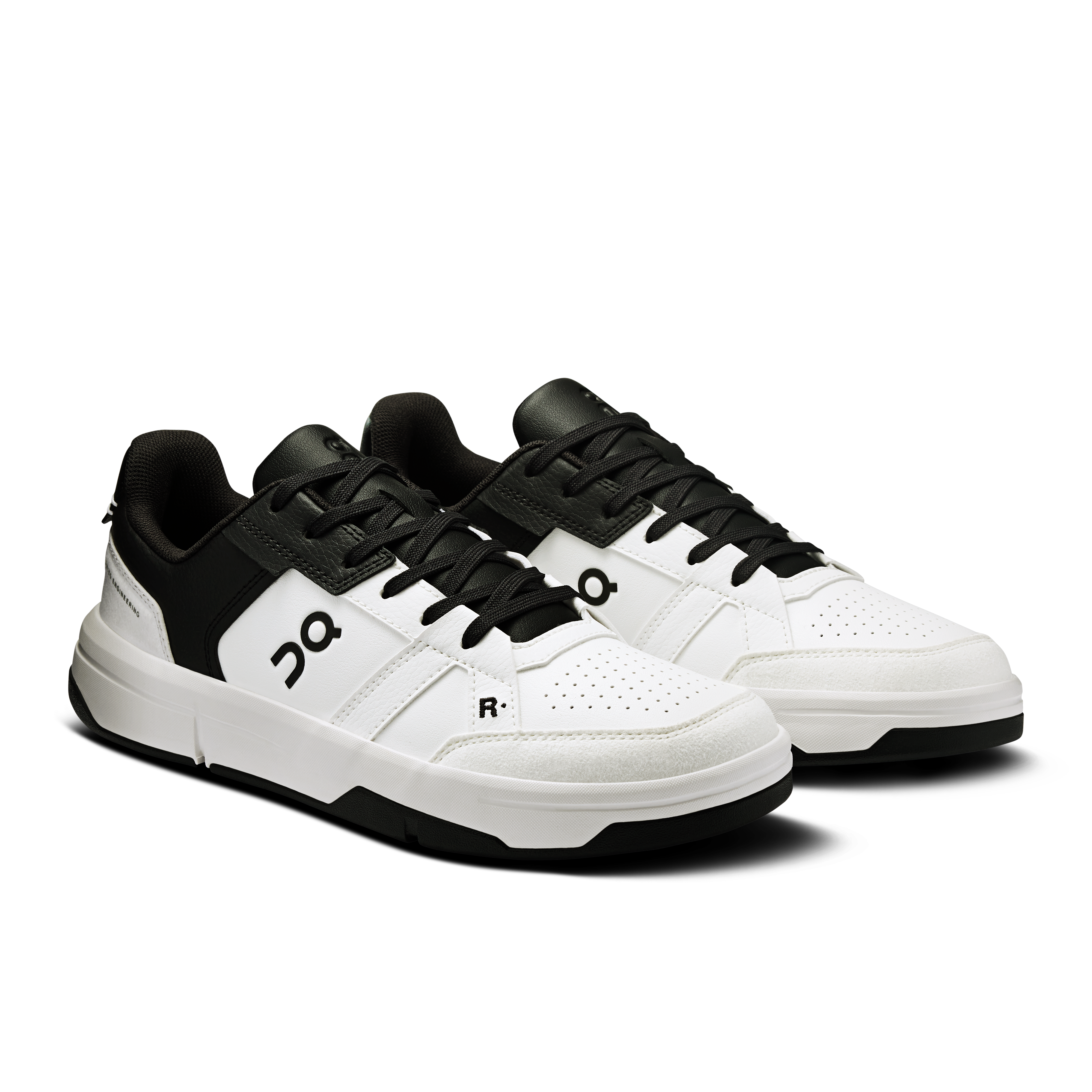 On THE ROGER Clubhouse White & Black Women Tennis Shoes