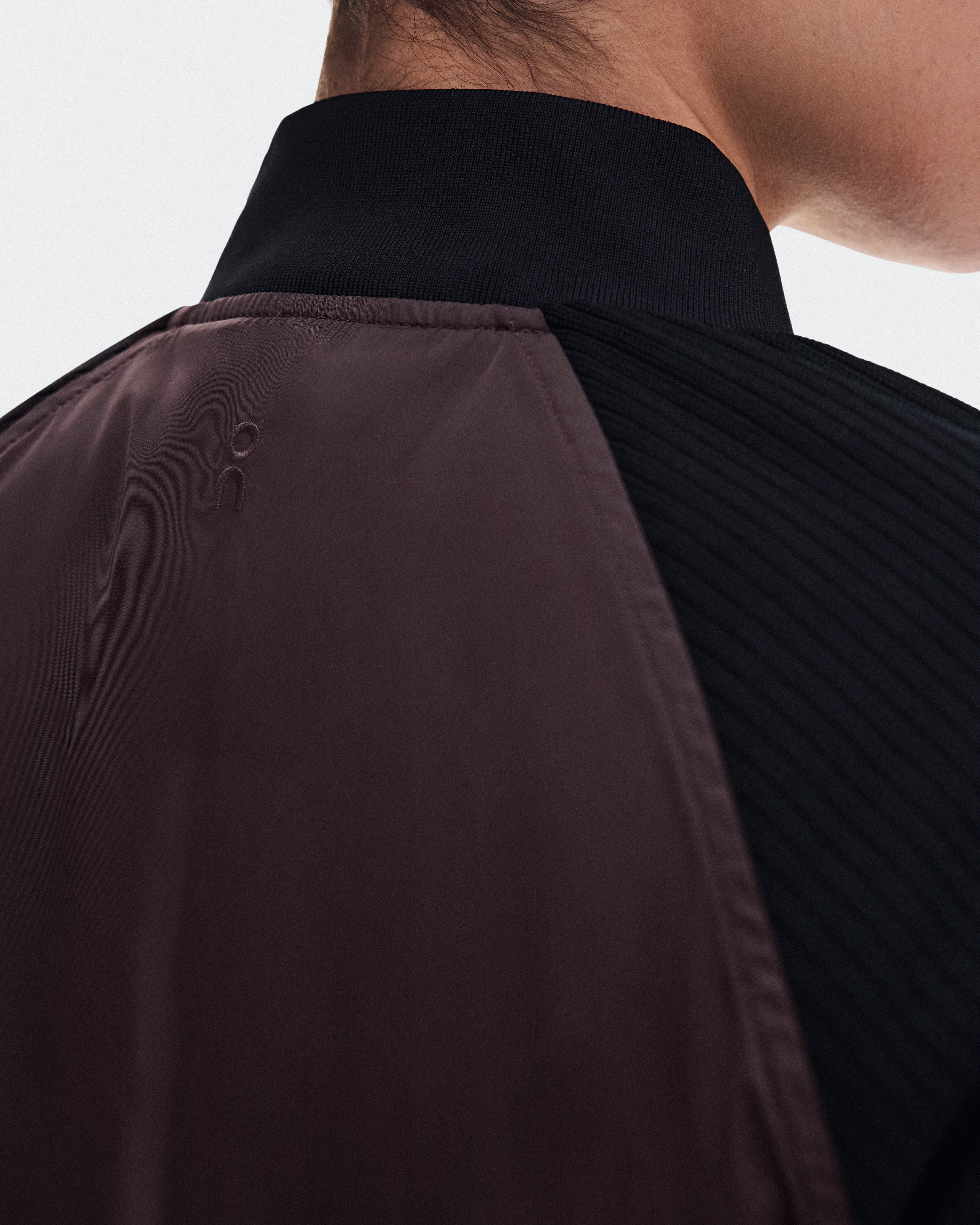On Courtside Bomber Mulberry & Black Women Active life