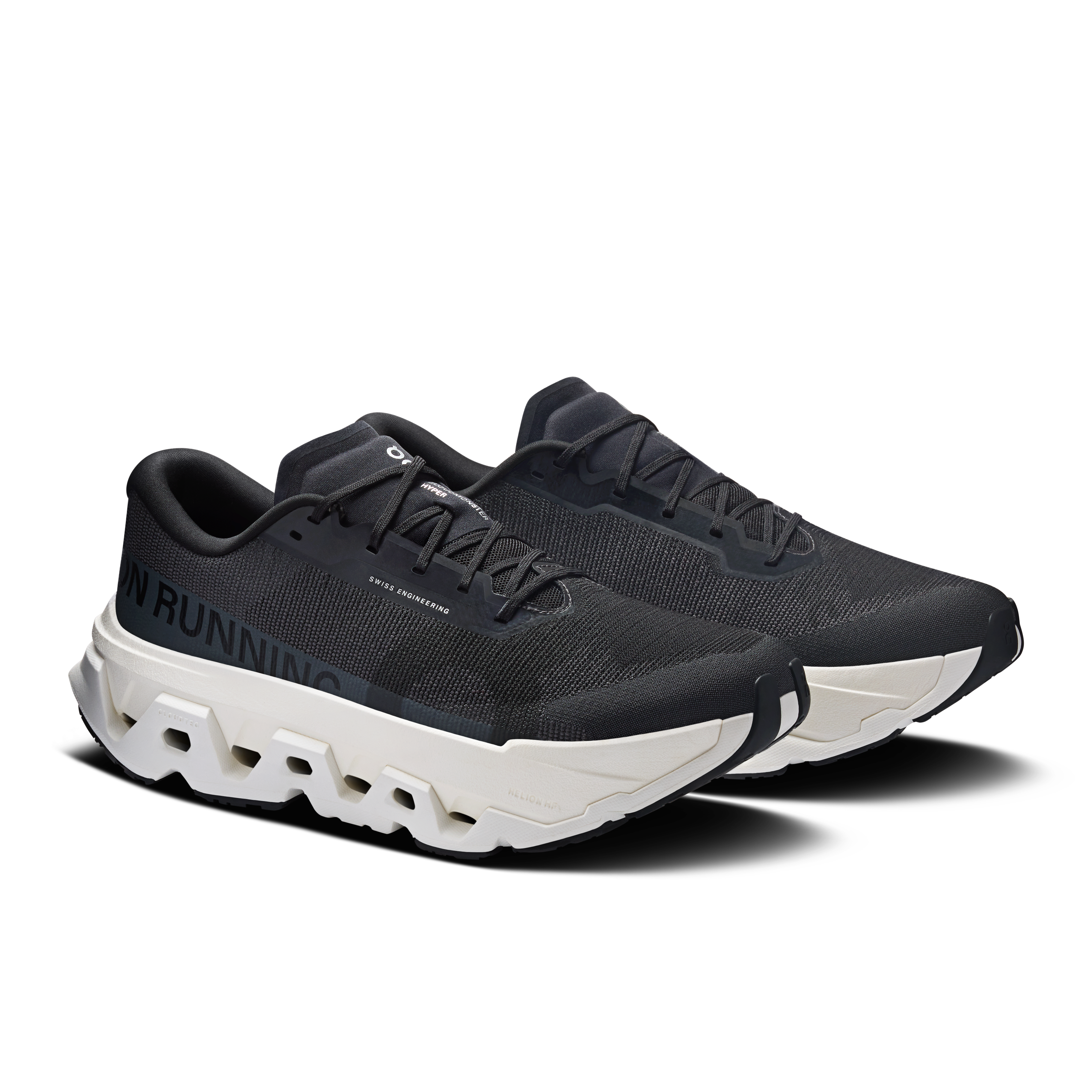 On Cloudmonster 3 Hyper Black & Ivory Men Road running Shoes