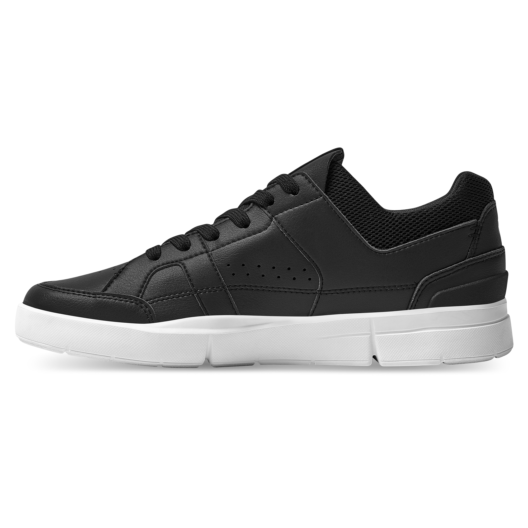 On THE ROGER Clubhouse Black & White Feminino Vida ativa Tênis