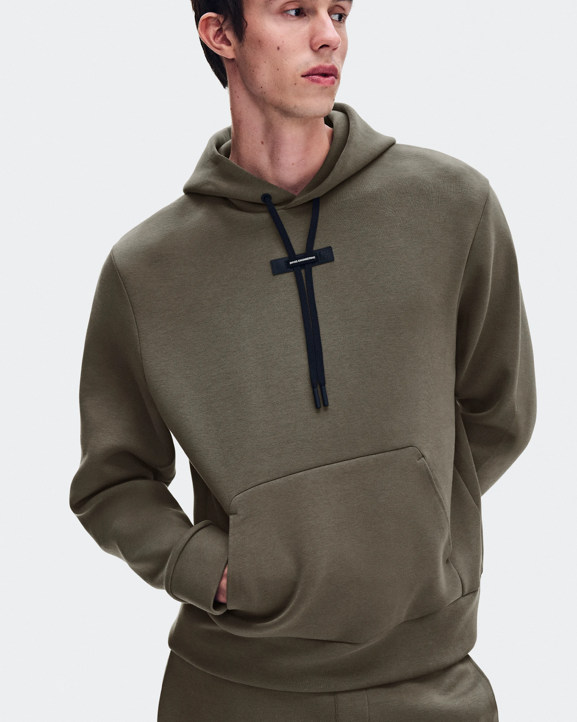 Men's Focus Tech Hoodie Bark - thumbnail 4