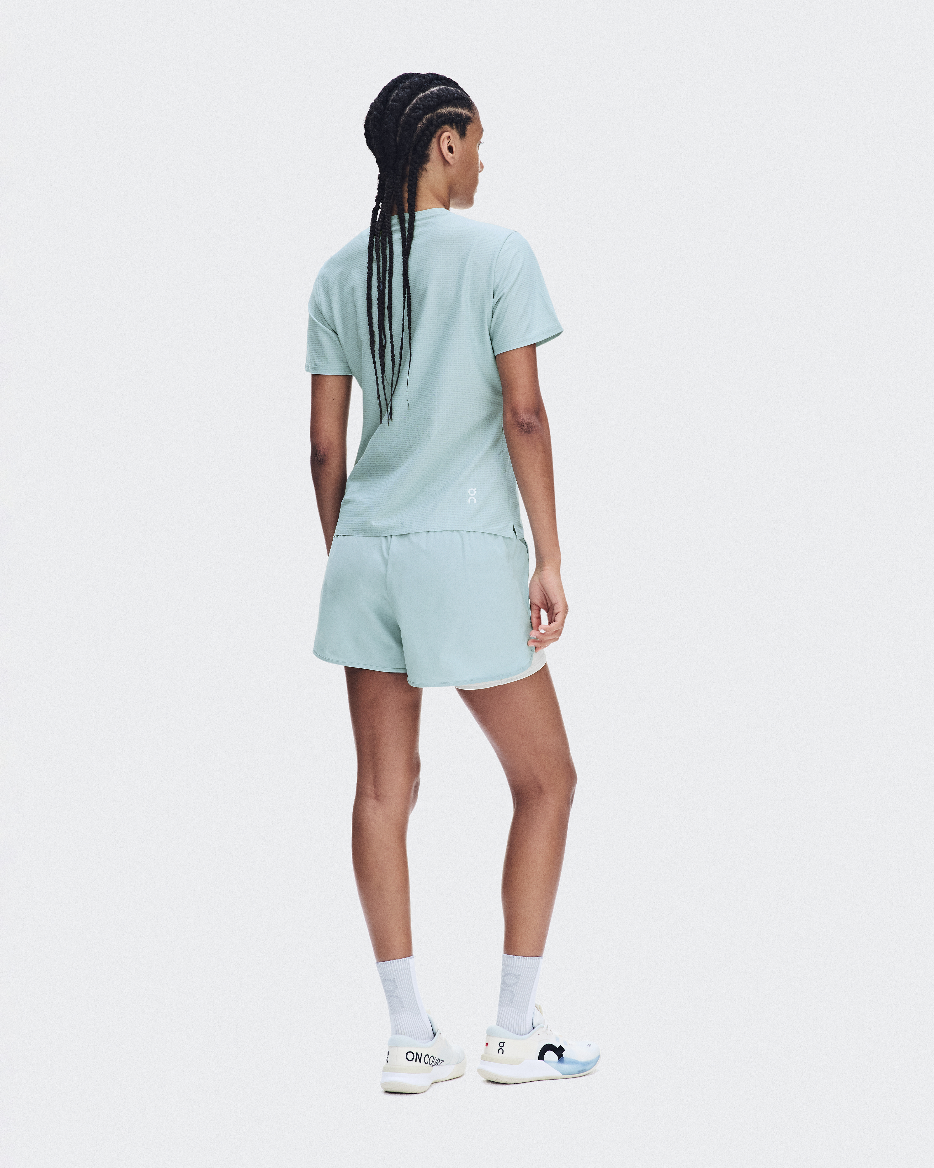 Onテニスレディースシャツ Women's Court-T | Blue | On United States