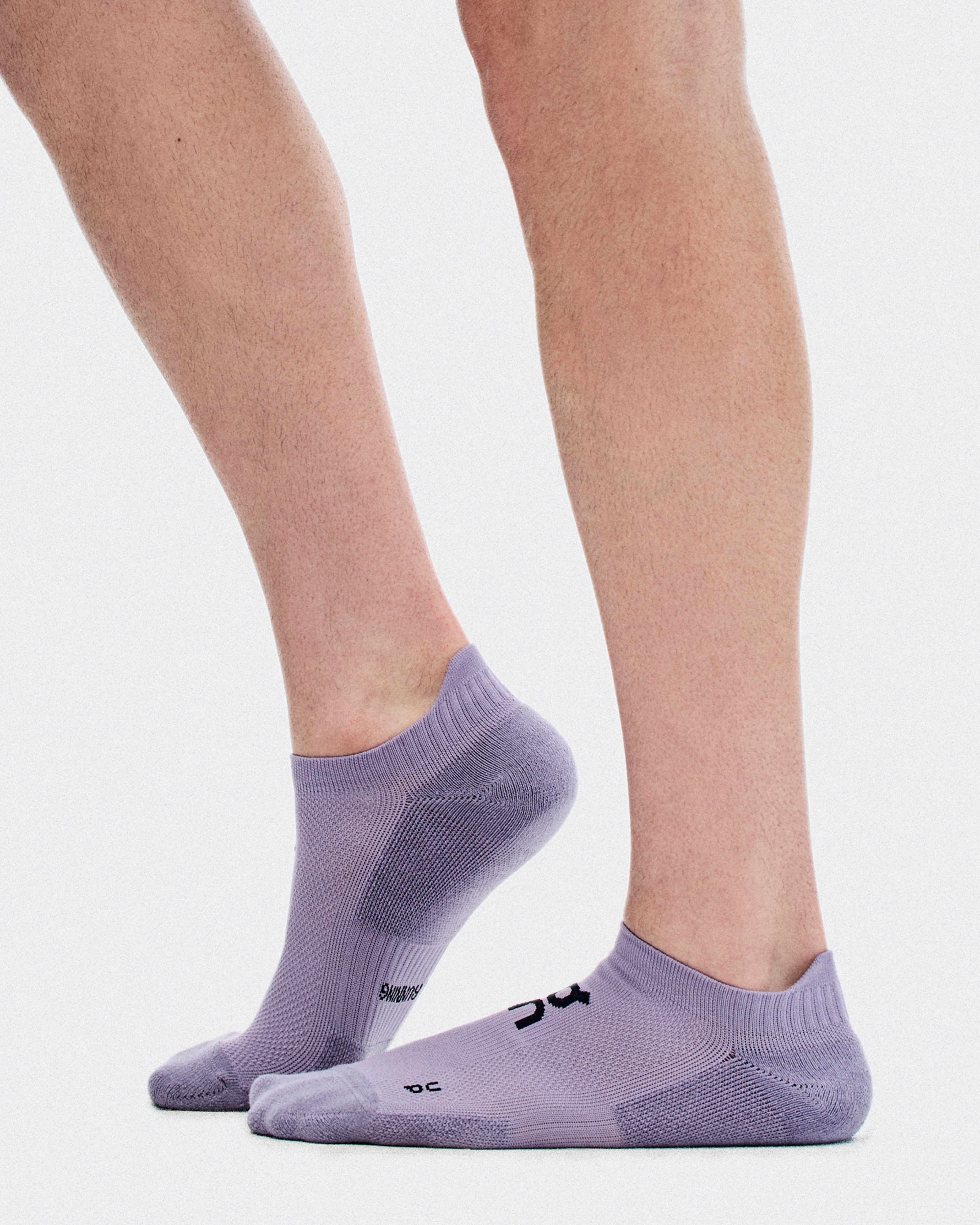 On Core Run Sock Low 2P Foxglove & Mallow Unisex Calcetines