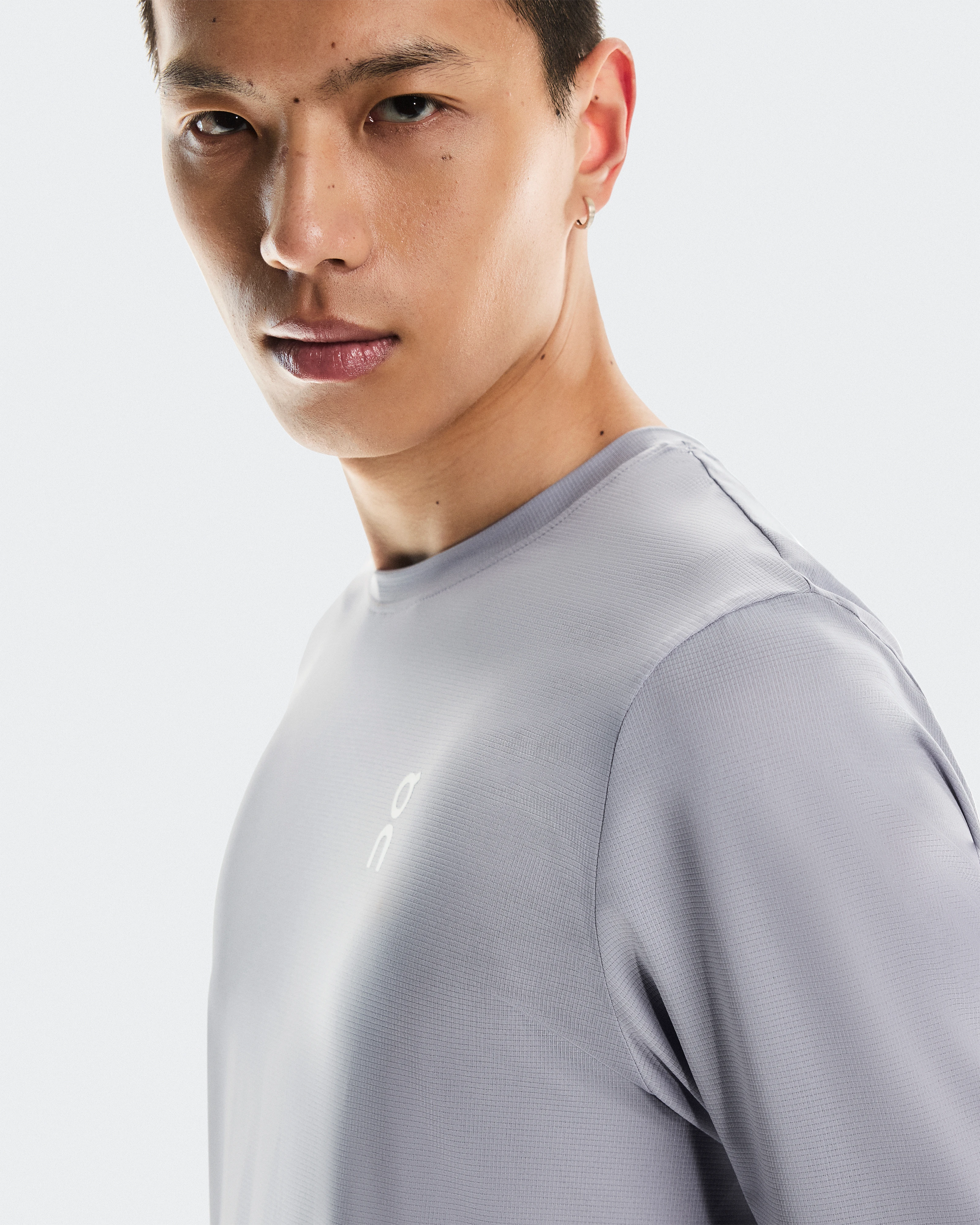 On Core Long-T Lilac Hombre Camisetas