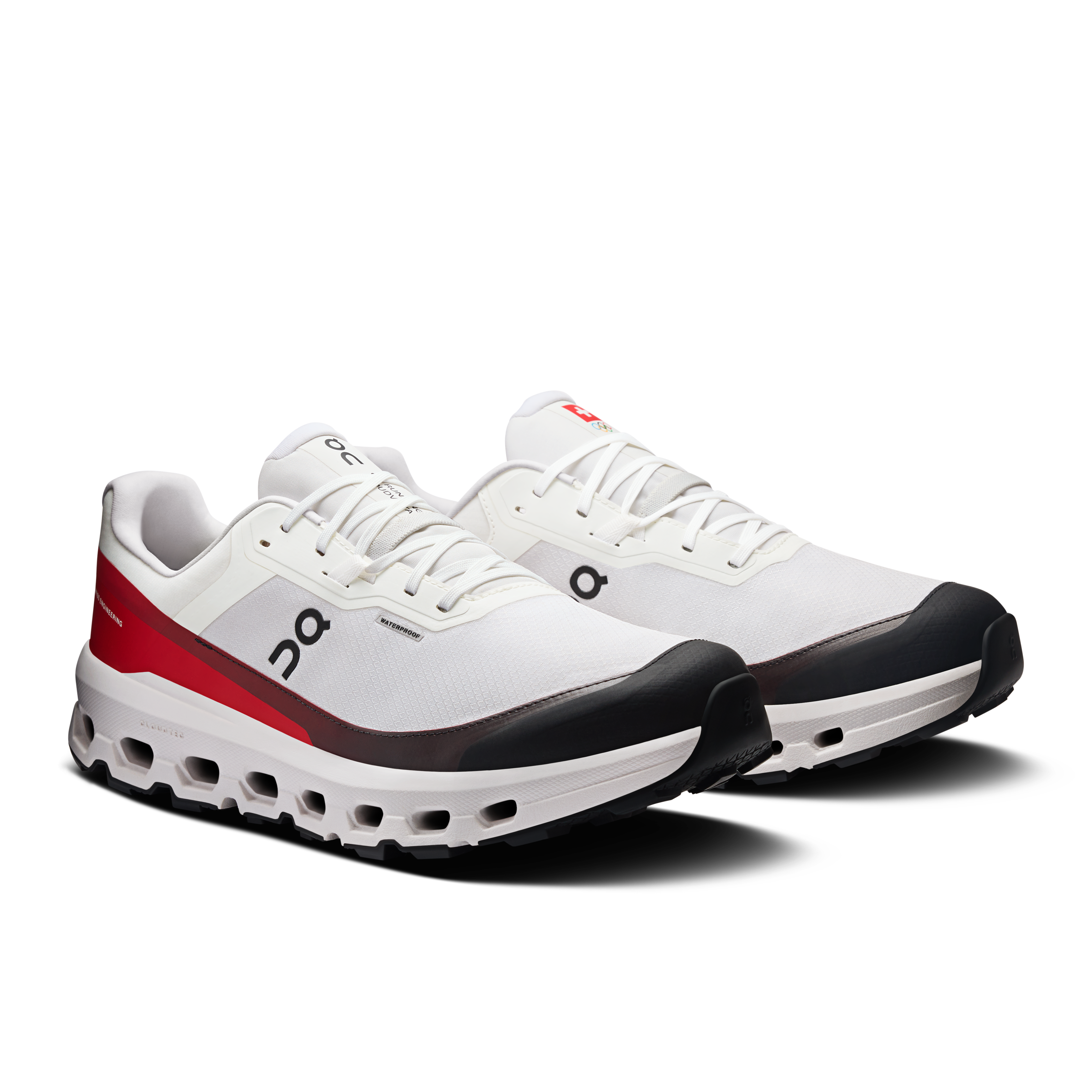 On Cloudvista 2 Waterproof Swiss Olympic White & Robin Men Trail running Shoes