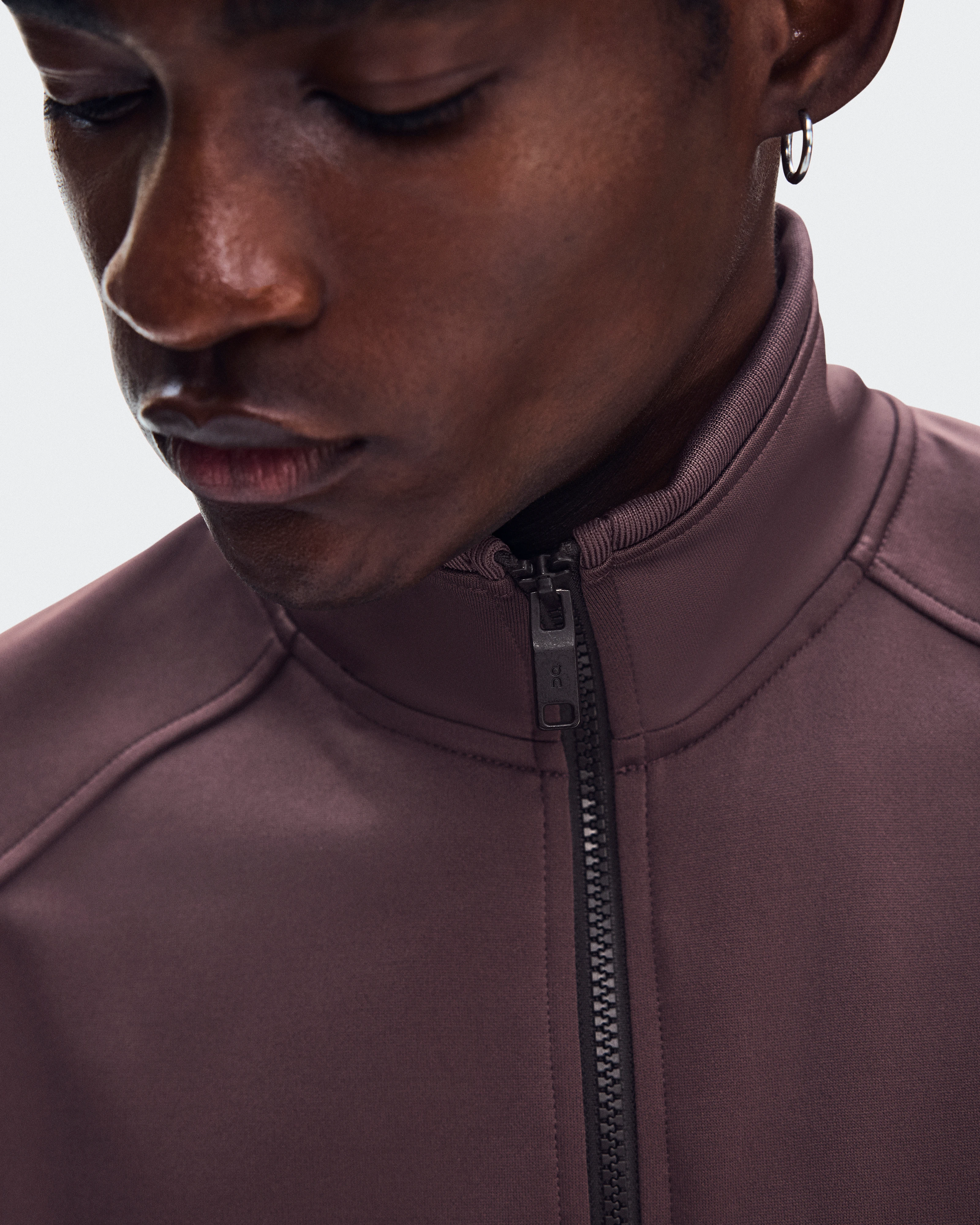 On Courtside Full-Zip Mulberry Men Jackets