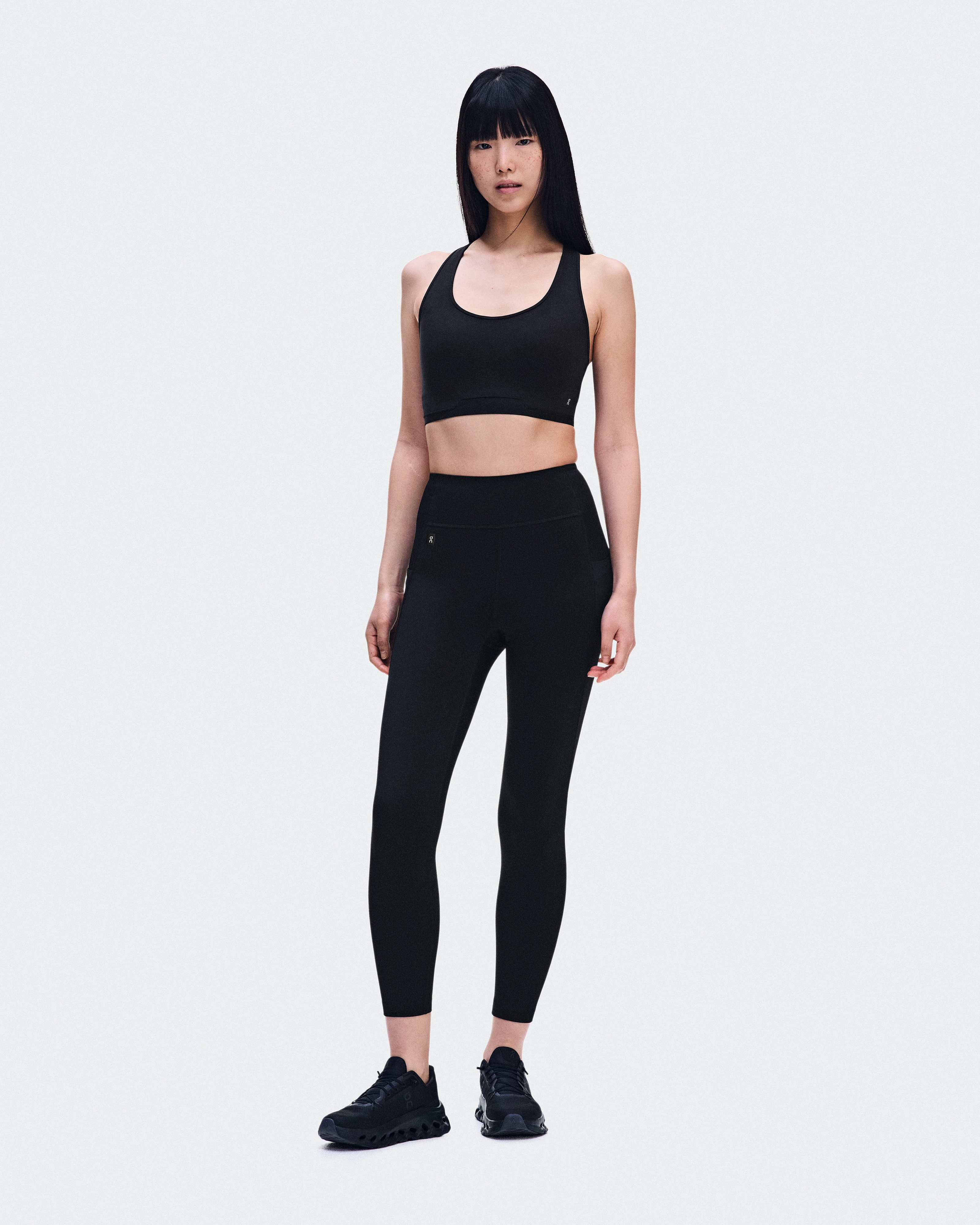 On Train Tights 7/8 Black Women Tights