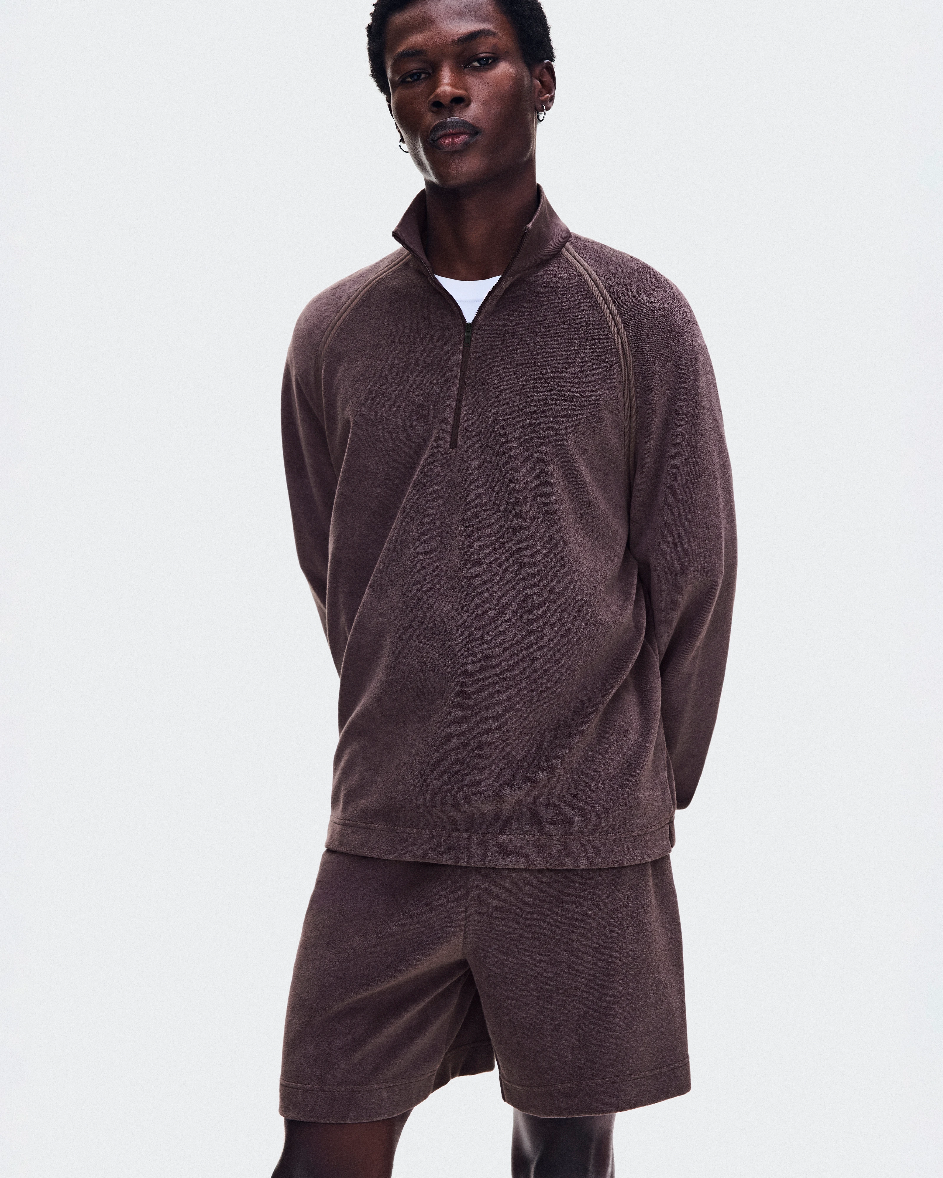 On Courtside Pullover Terry Mulberry Men Hoodies and sweatshirts