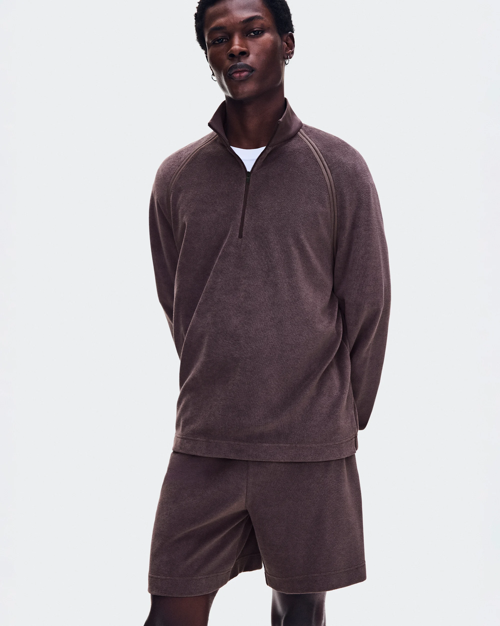 Men's Courtside Pullover Terry Inkwell - thumbnail 9