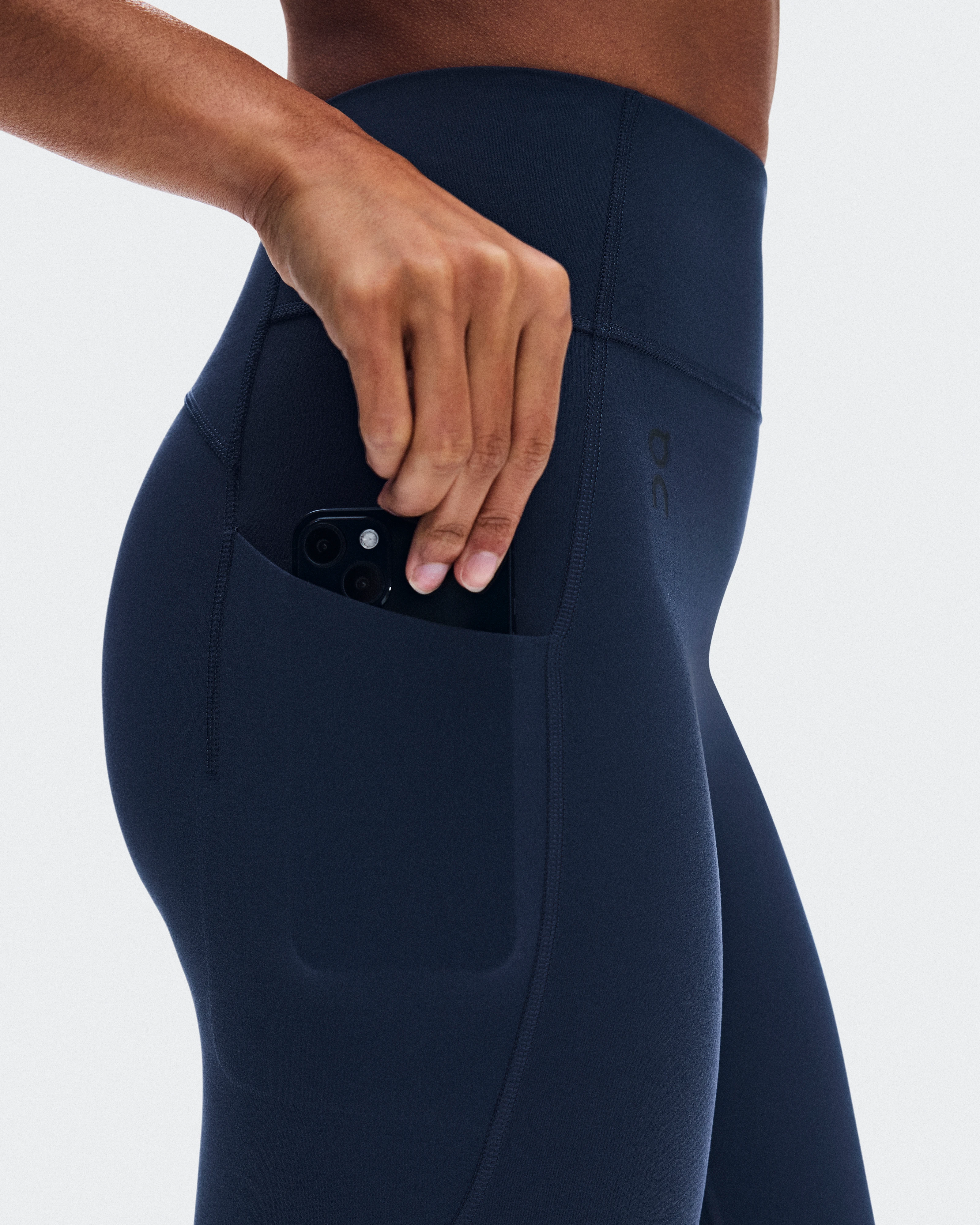 On Studio Tights 7/8 Navy Women Tights