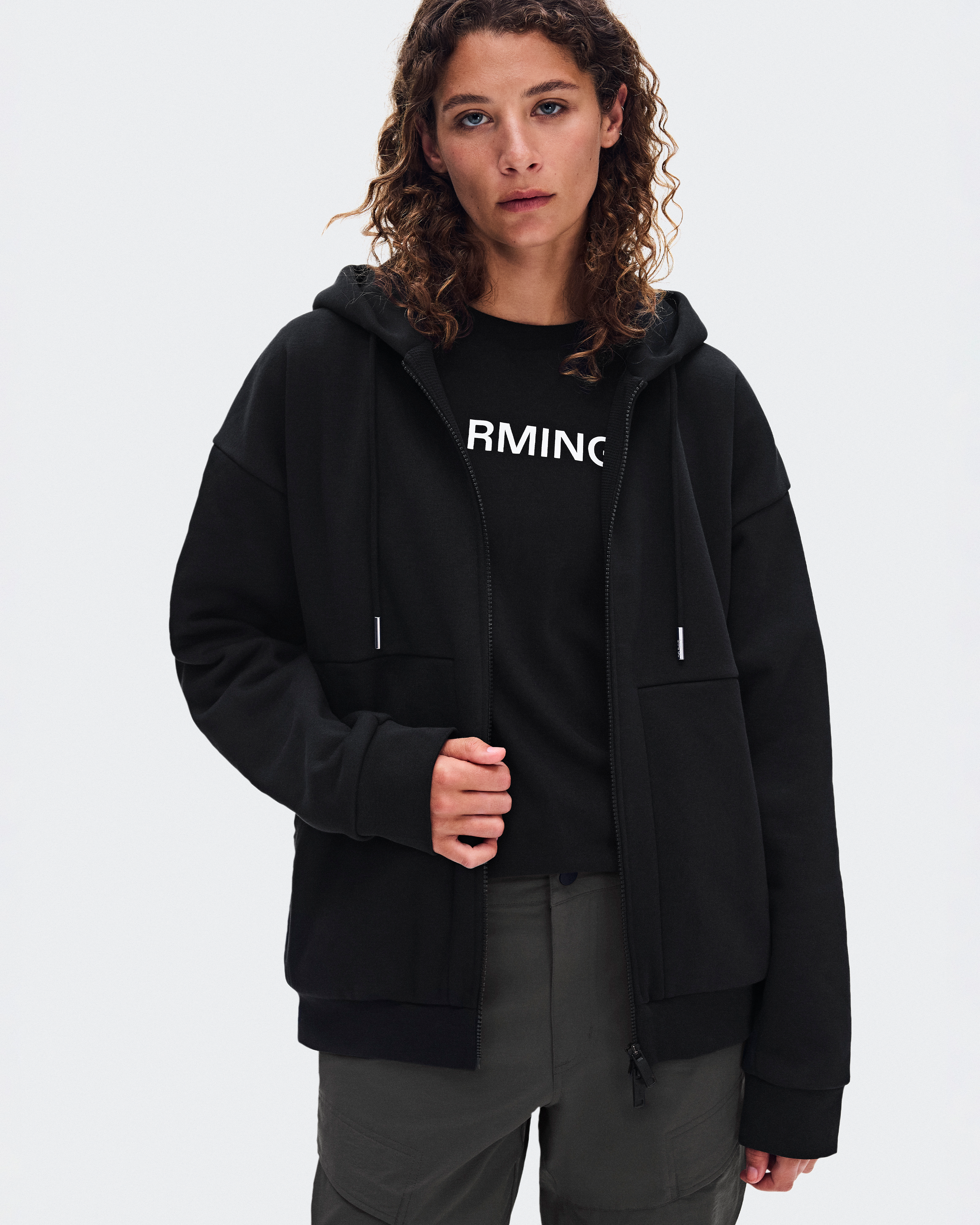 Utility Zip Hoodie SHFGUnisex / Black / L