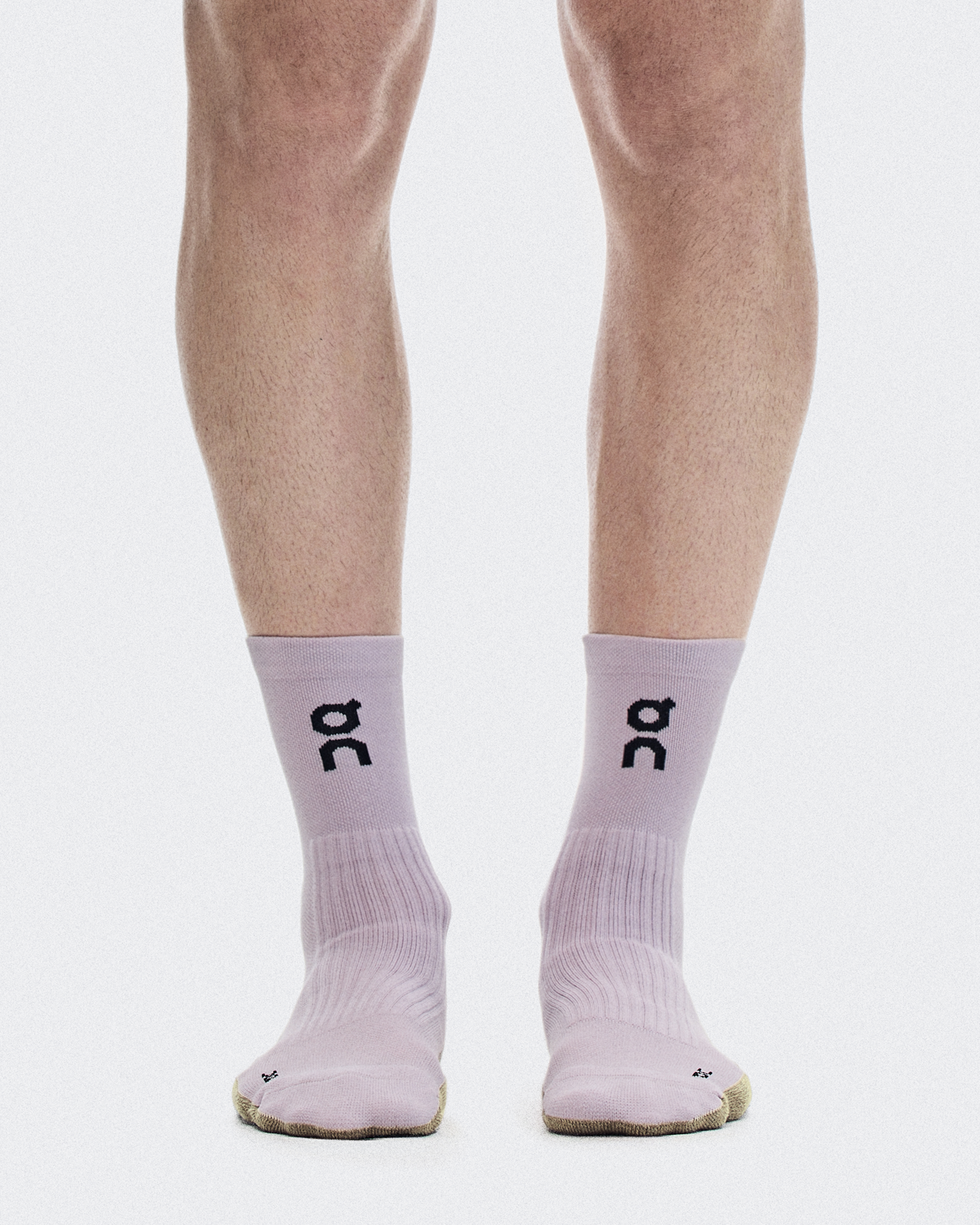 Trail Sock High 2P in Foxglove/Ash