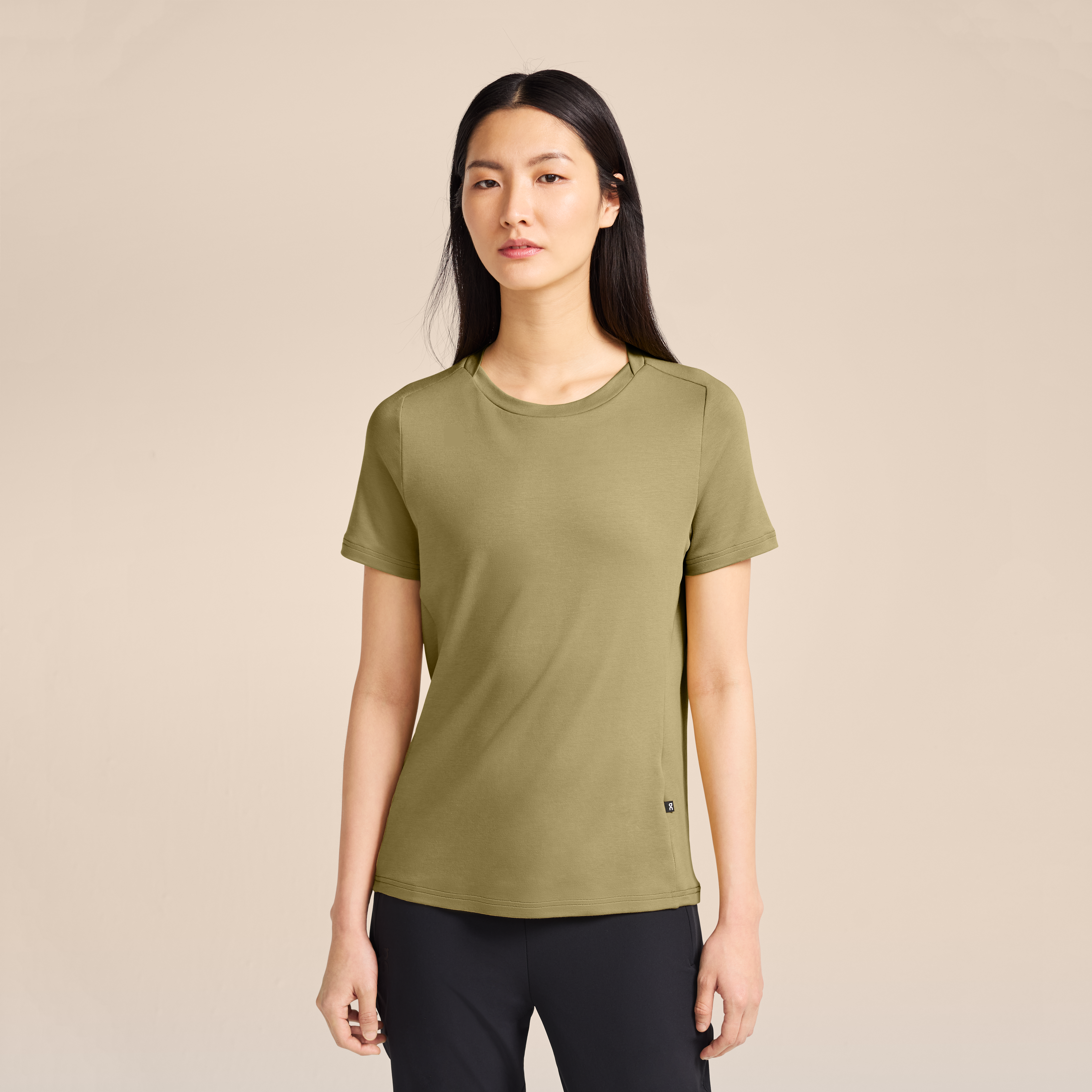 On Focus-T Green Women All-day wear, workouts, yoga Tops and t-shirts