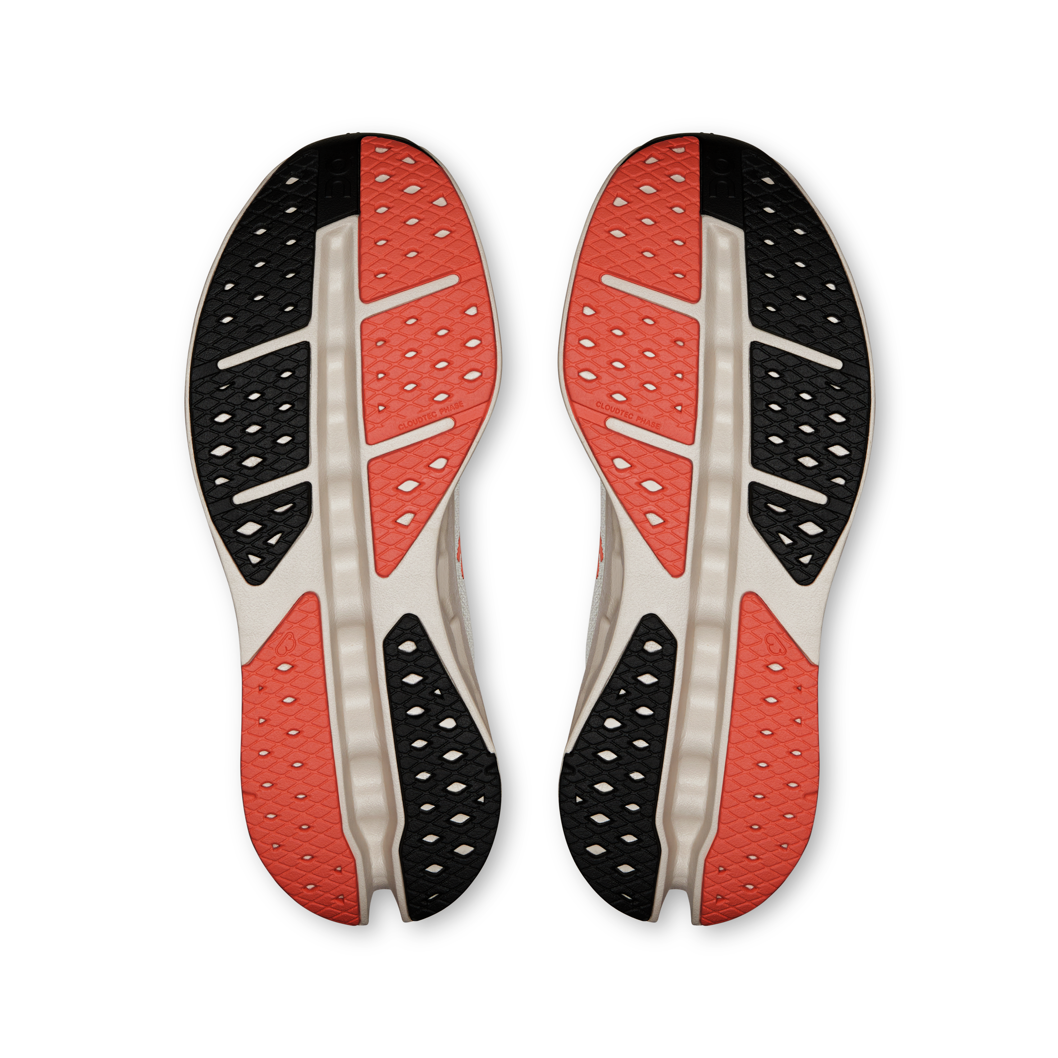 On Cloudsurfer Max Ivory & Salmon Women Road running Shoes