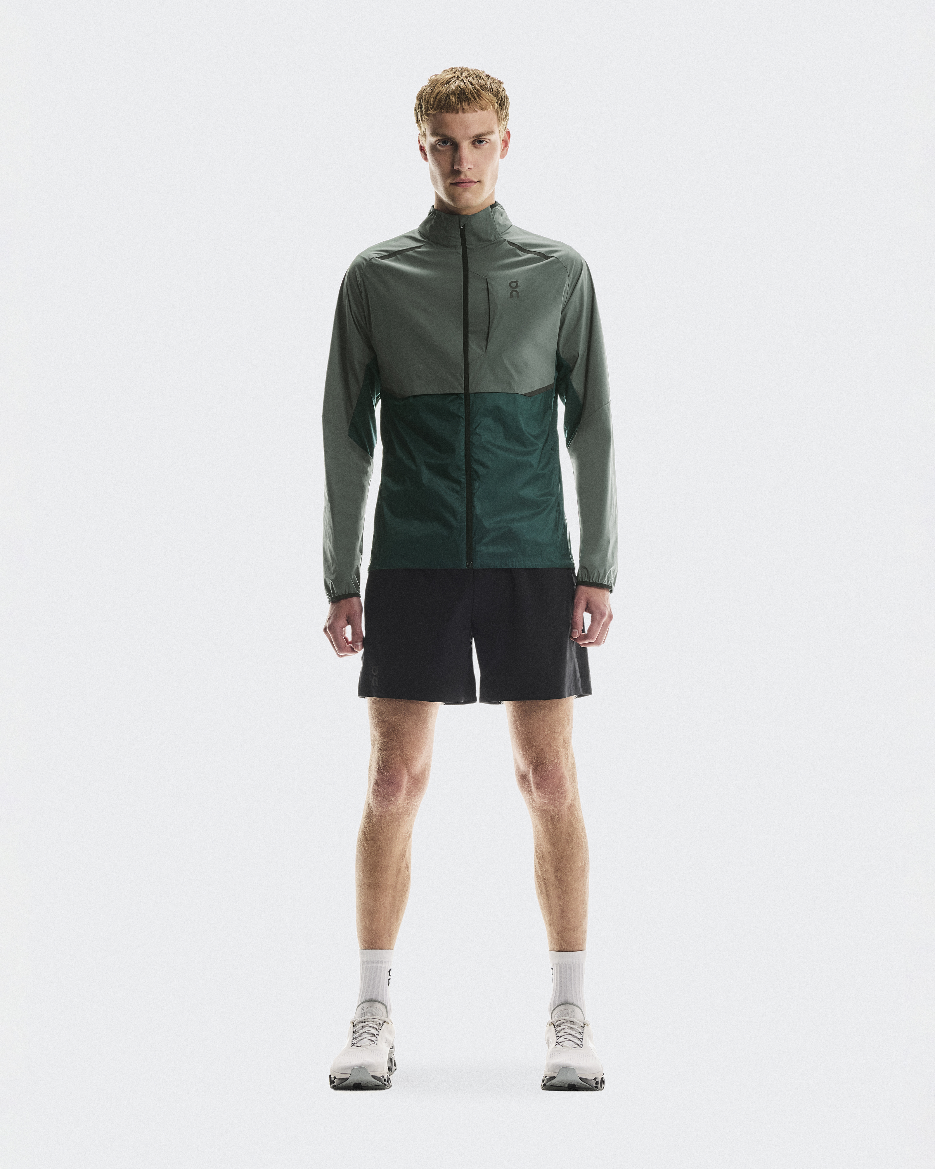 On Weather Jacket para Hombre en Spirulina/Olive, Talla: Large, Polyester