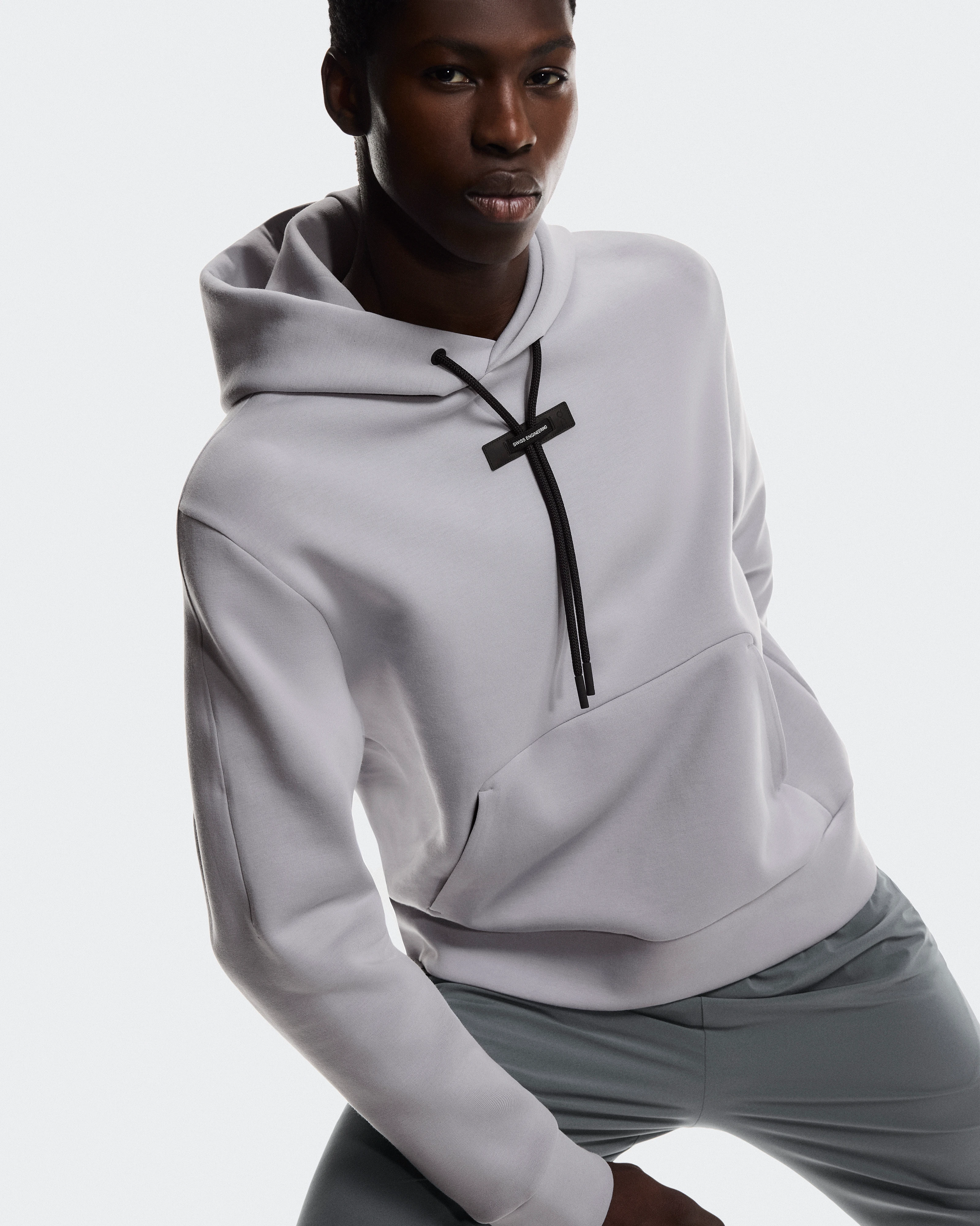 On Focus Tech Hoodie Lilac Men Hoodies and sweatshirts