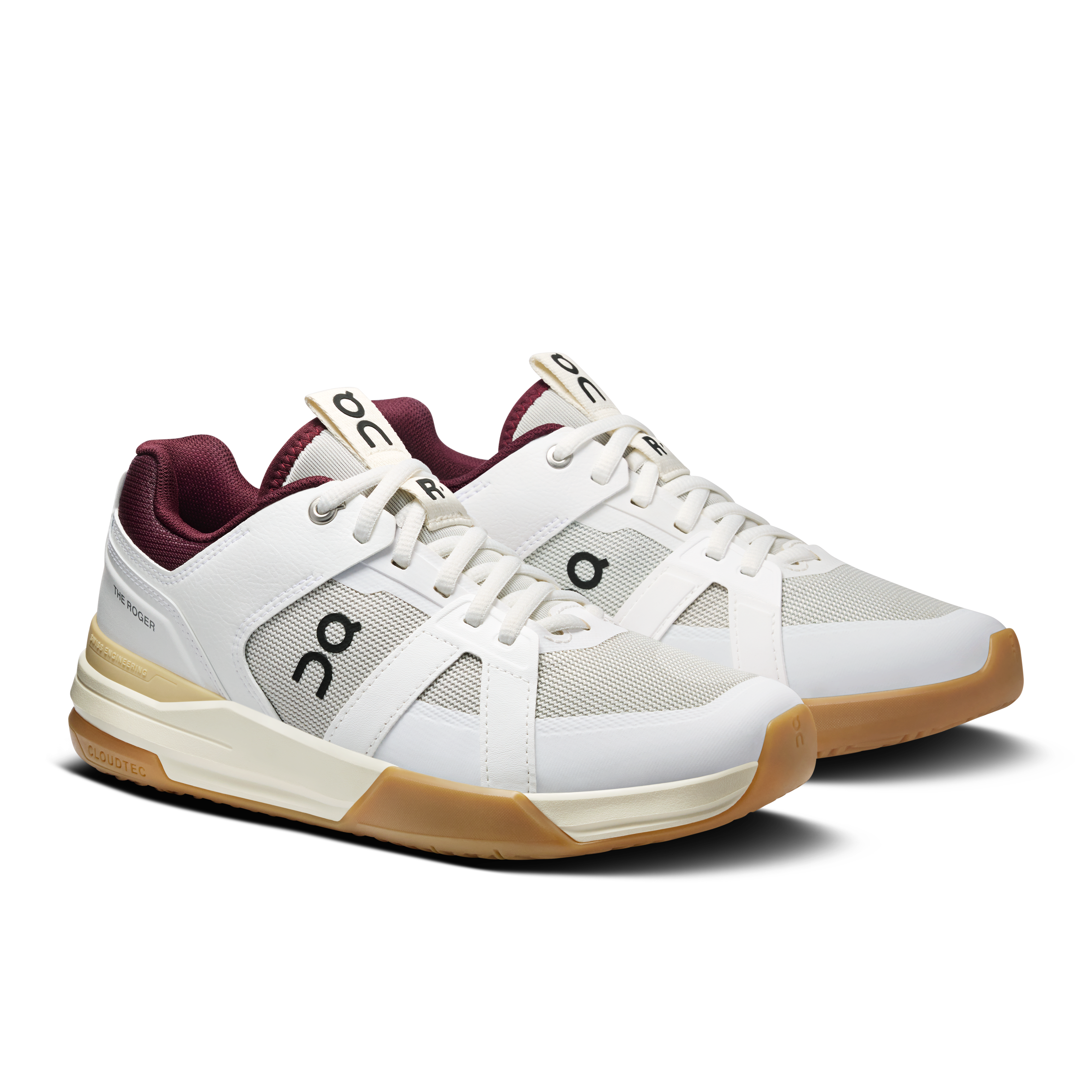 On THE ROGER Clubhouse Pro White & Ivory Women Tennis Shoes