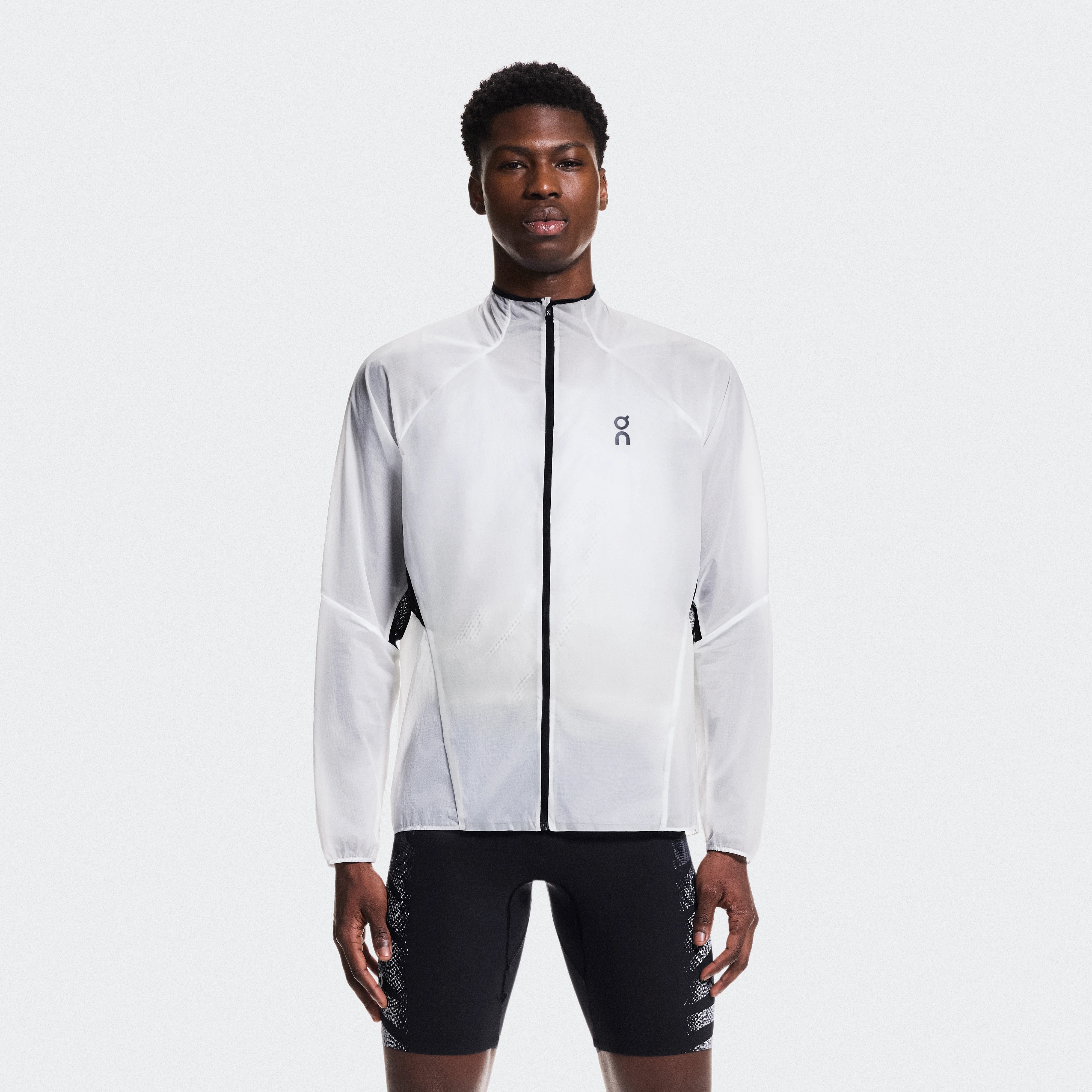 On Zero Jacket Blanco Hombre Hombre – Running, todos los climas, ligera Chaquetas