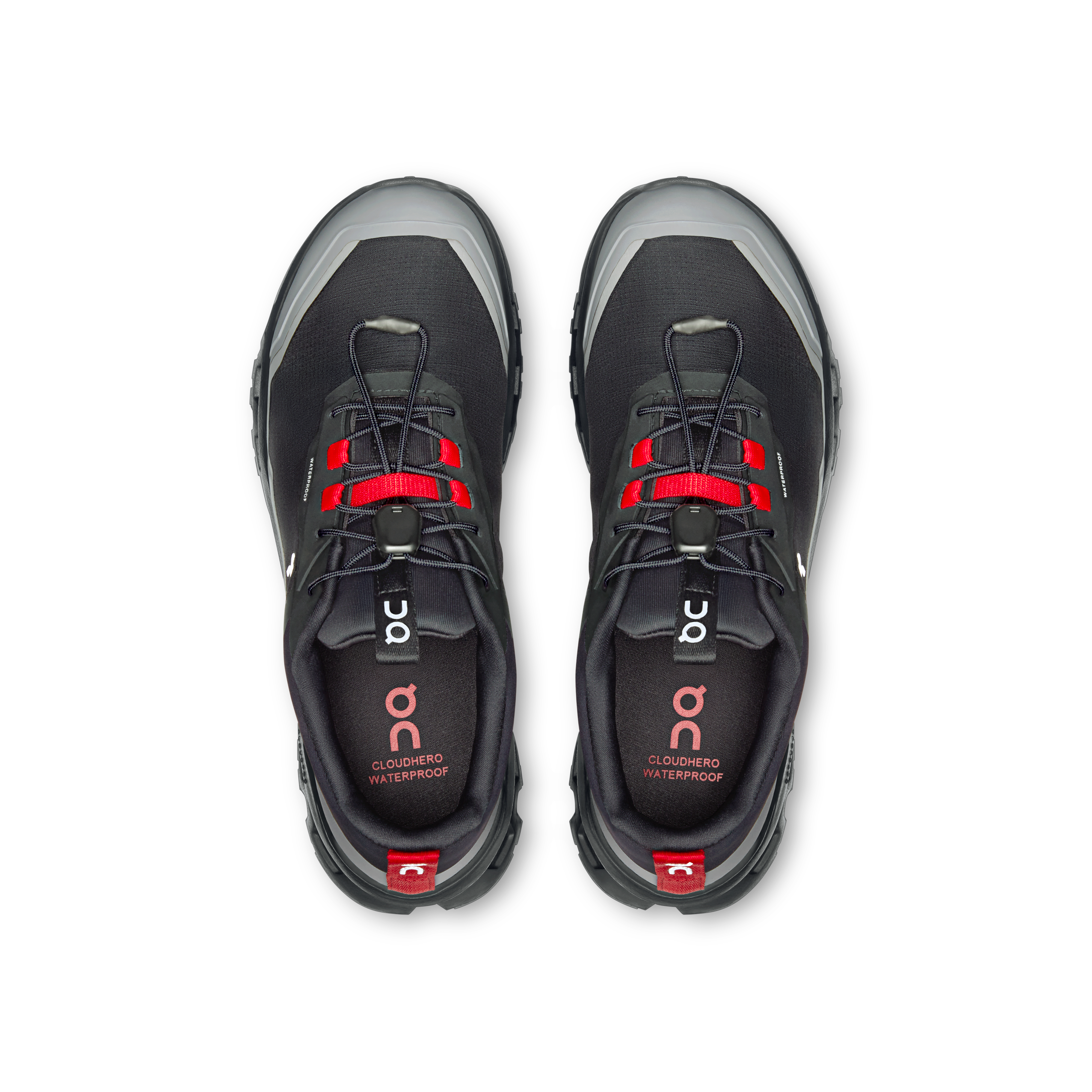 On Cloudhero Waterproof Black & Alloy Youth – Outdoors, waterproof, 8-12 year olds Shoes