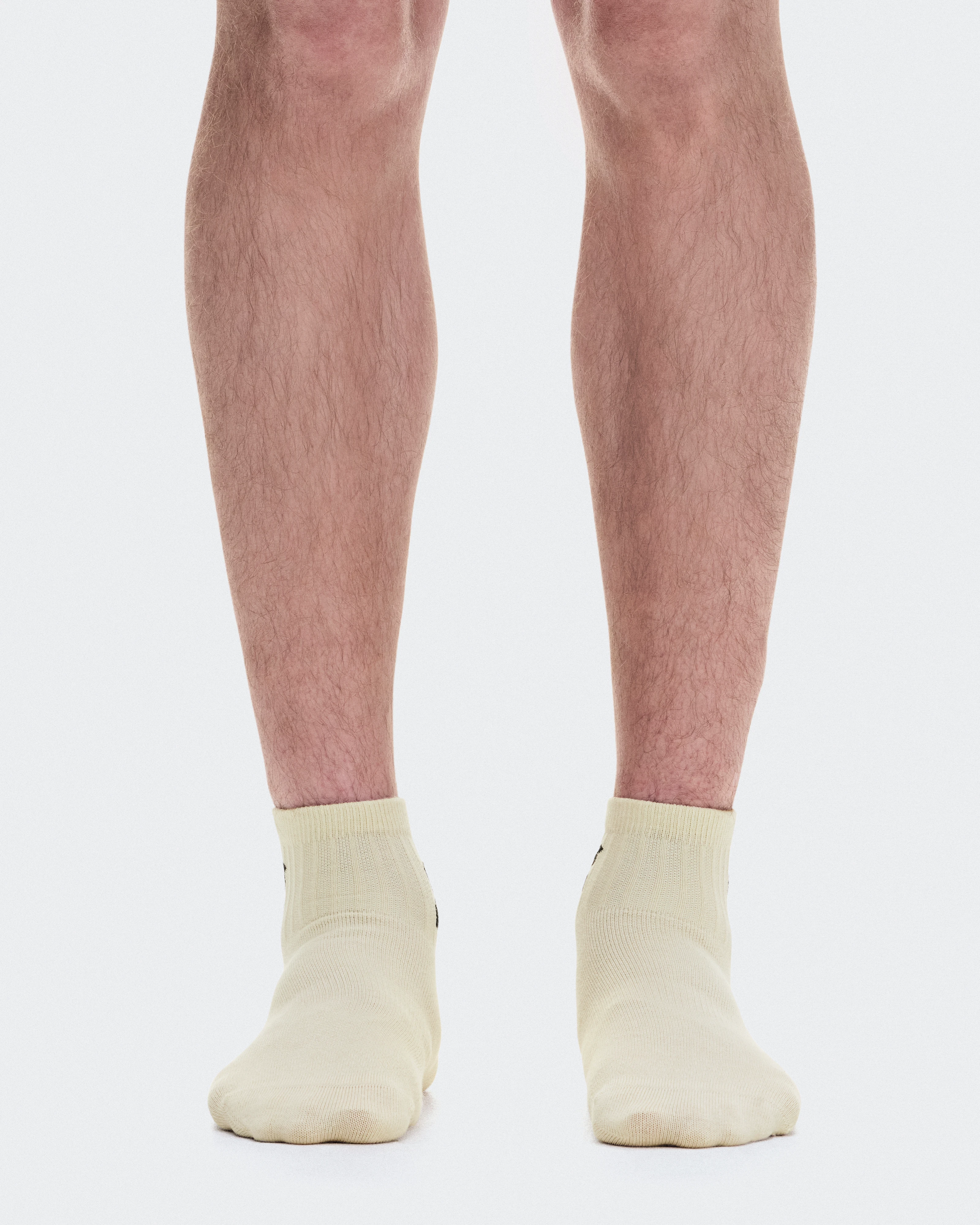 On Logo Sock Mid 3P Hare & Brume Unisex Socks