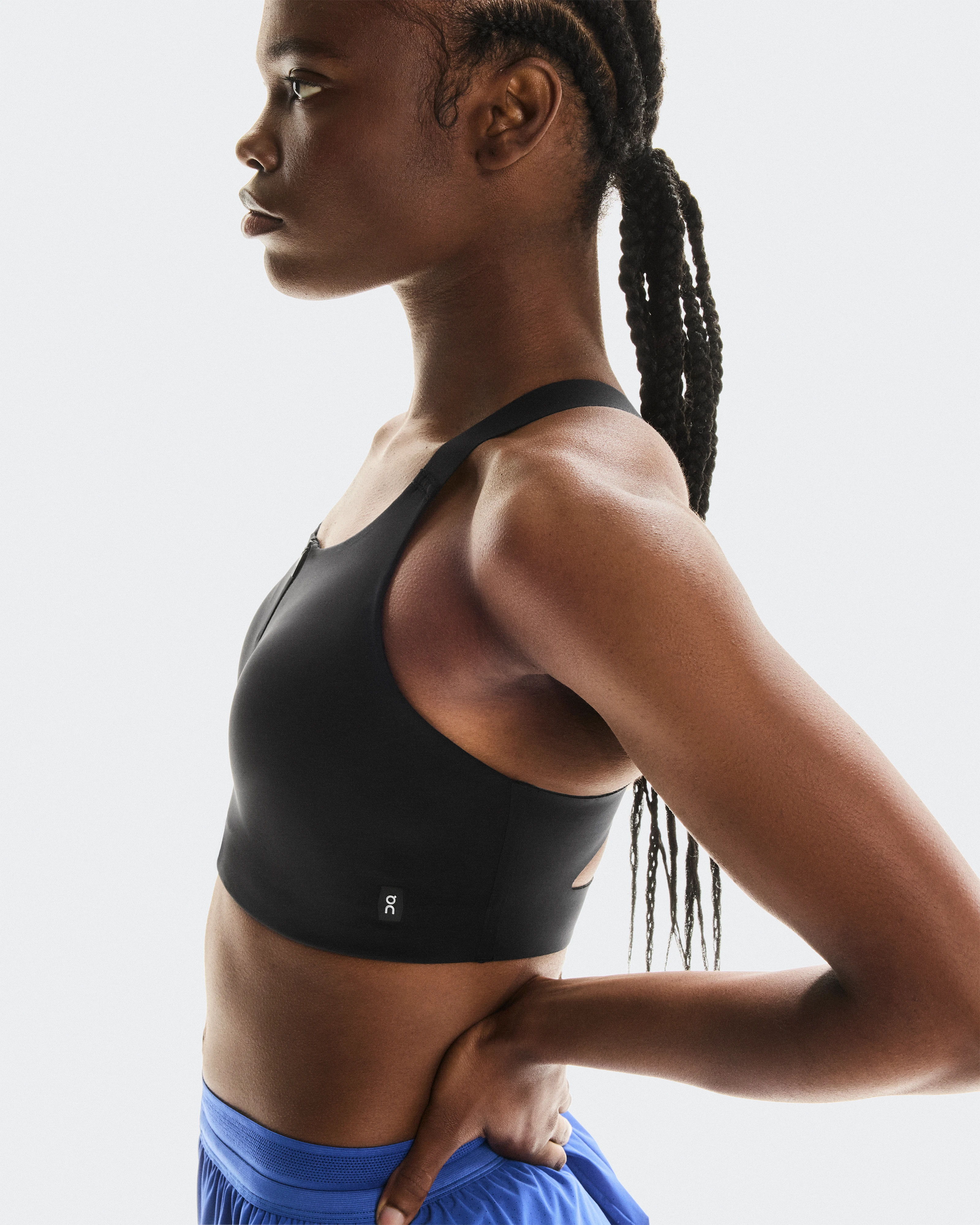 On Endurance Bra Zip Black Women Bras