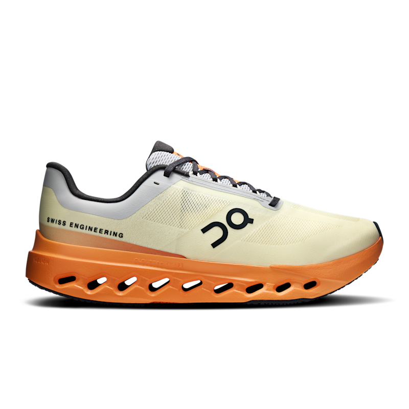On Men's Cloudsurfer Next Road Running Shoe in Lychee/Tangerine, Size: 11.5, Recycled Polyester