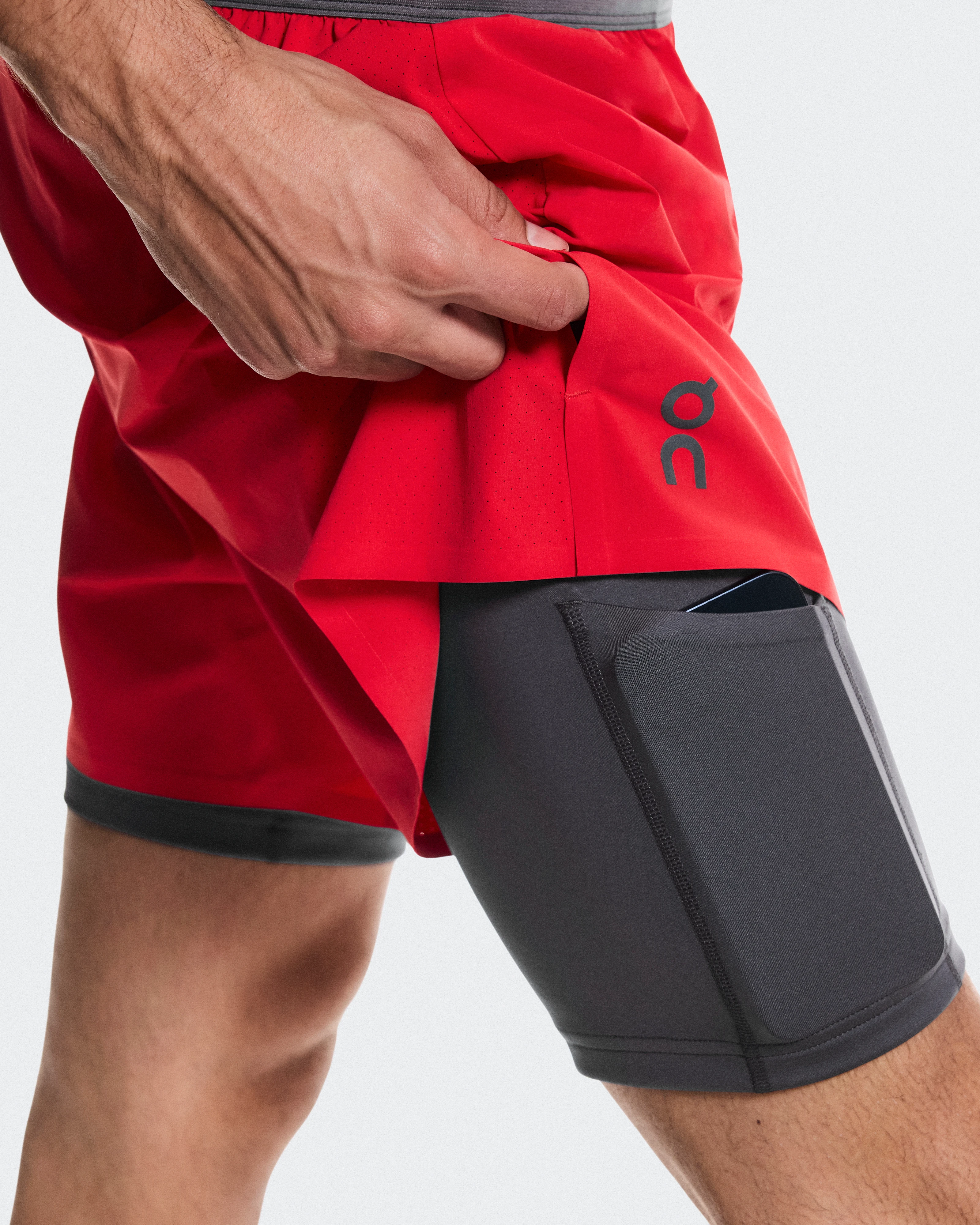 On 5" Performance 2/1 Shorts Robin & Eclipse Men Shorts
