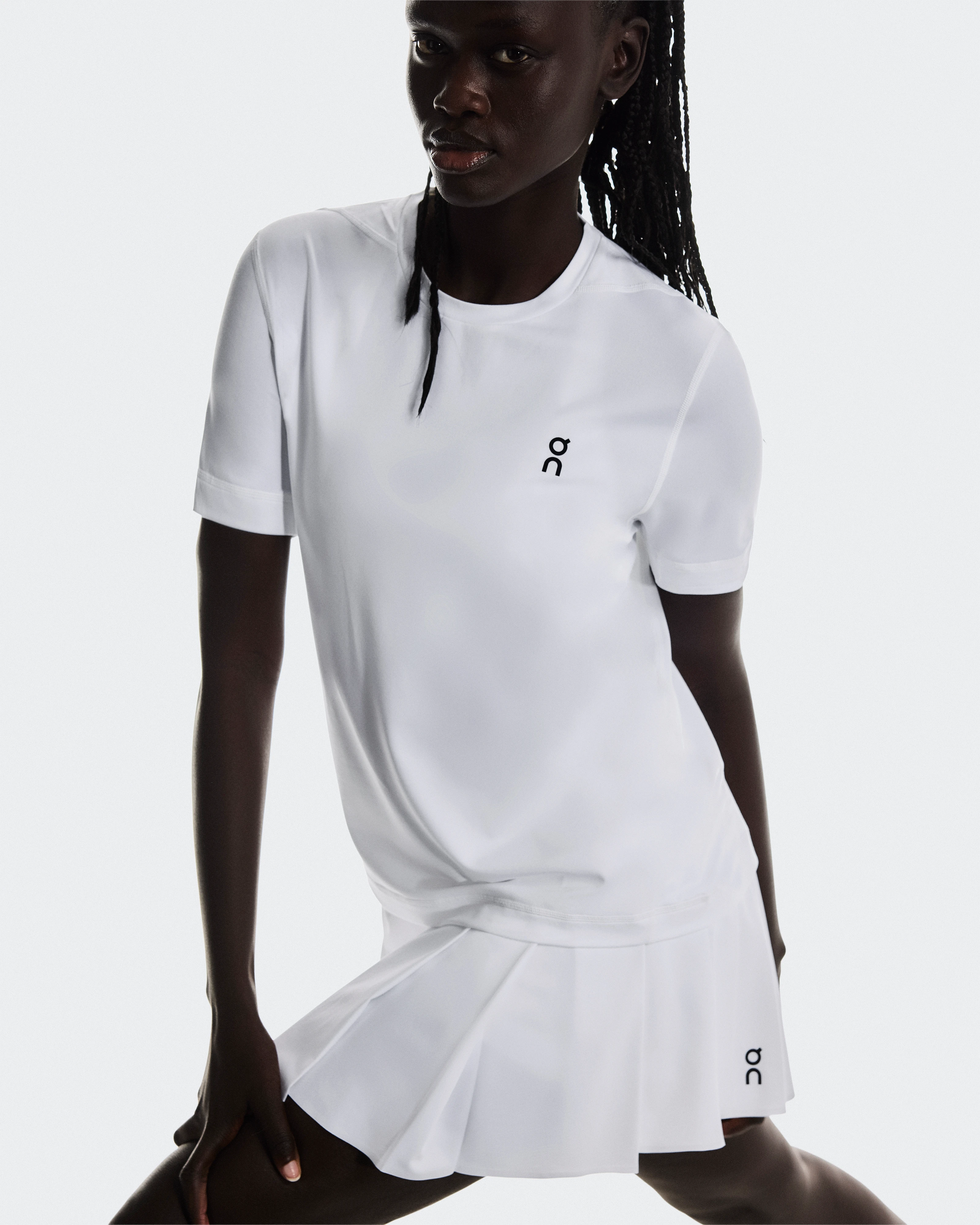 On Courtside-T White Women Tops and t-shirts