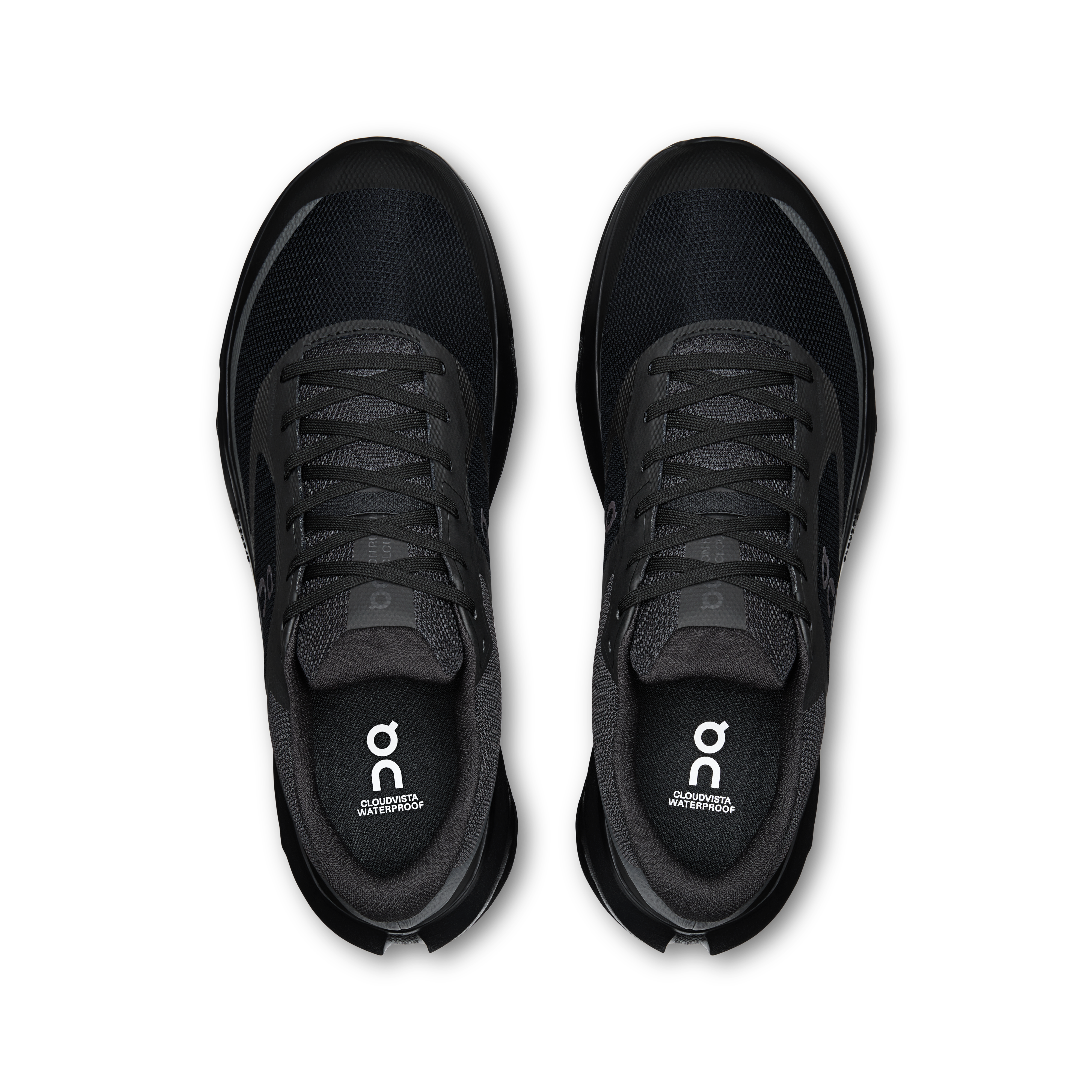 On Cloudvista 3 Waterproof Black & Black Men Trail running Shoes