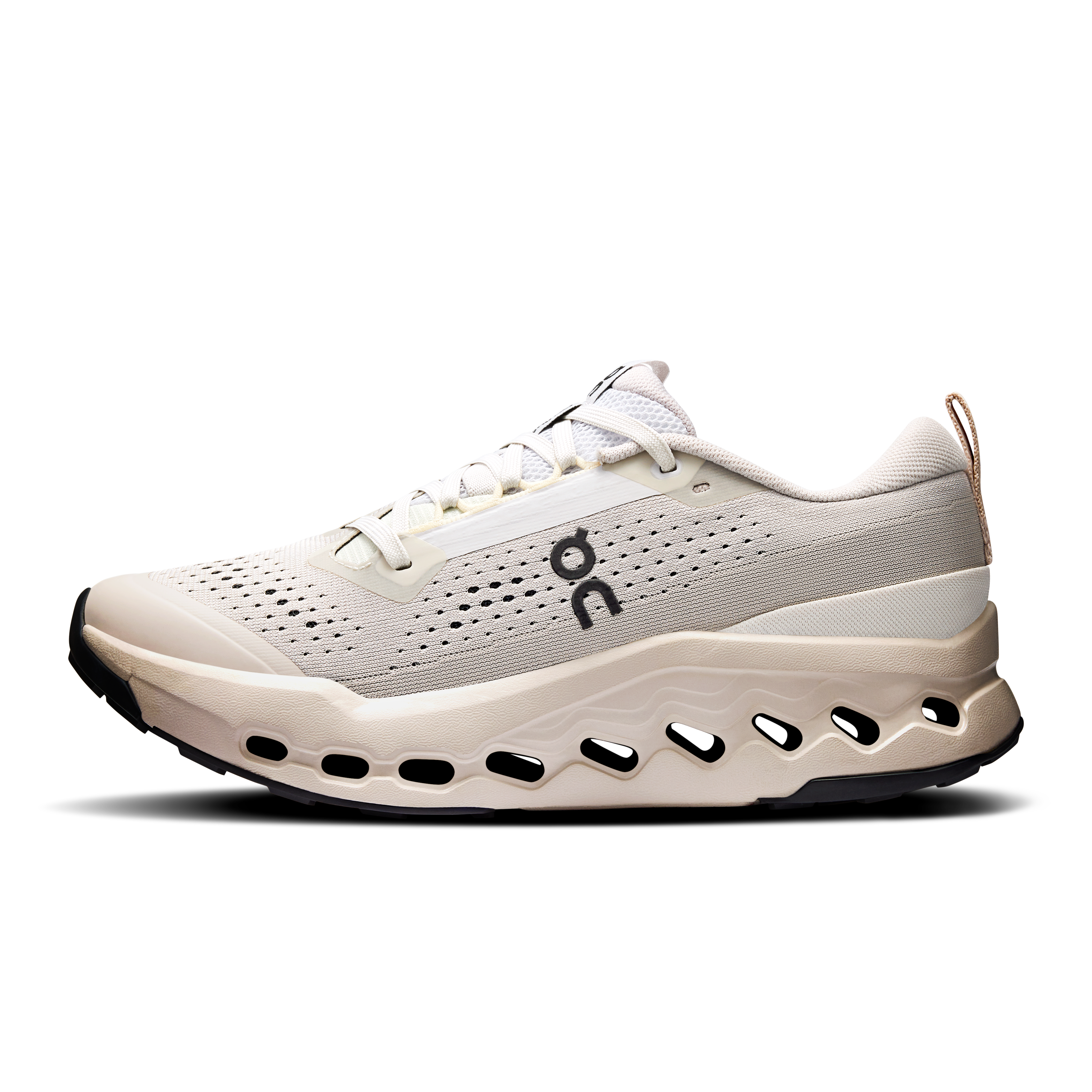 On Cloudsurfer Trail 2 Frost & Truffle Damen Trailrunning Schuhe