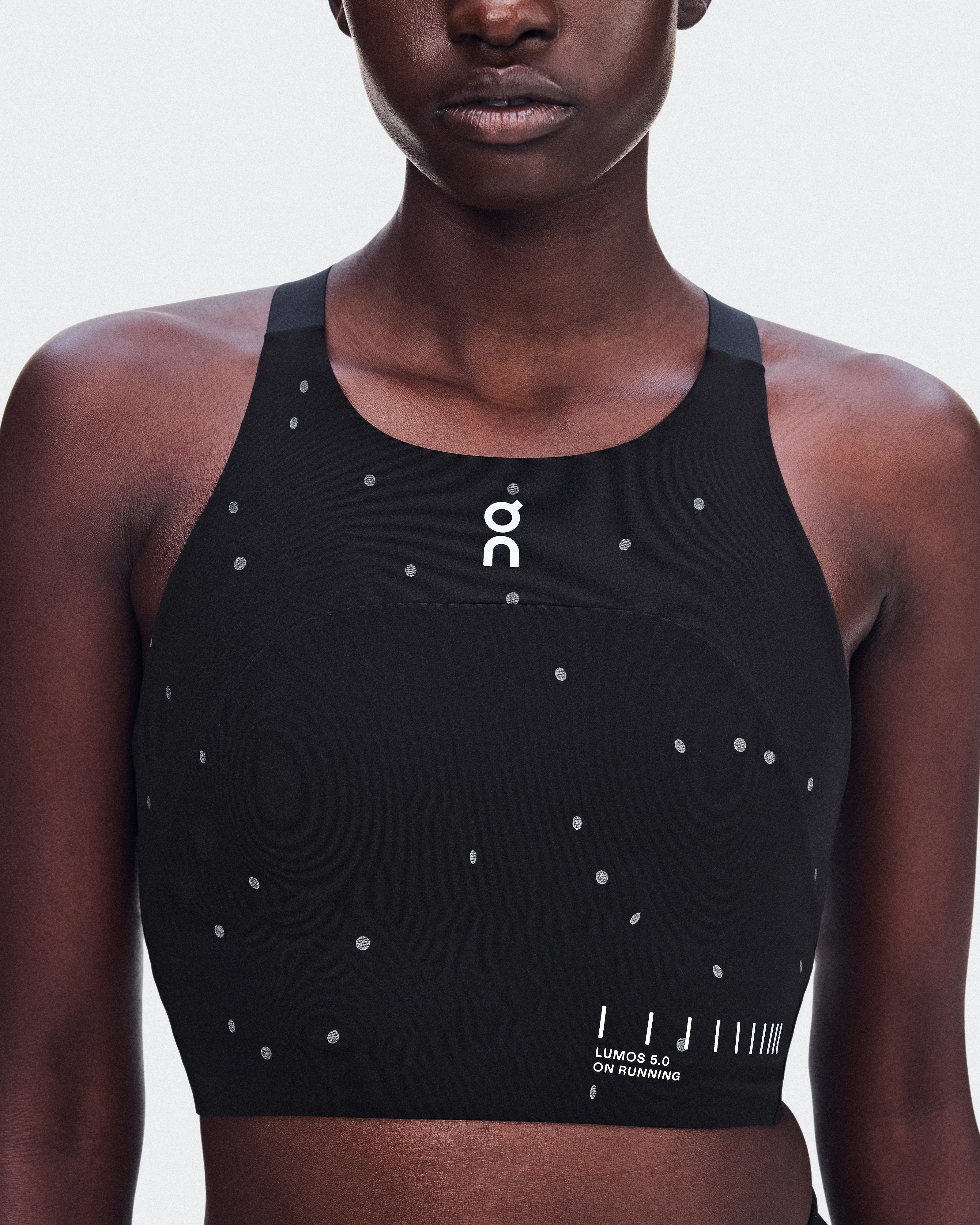 On Performance Crop Lumos Black & Eclipse Women Tops and t-shirts