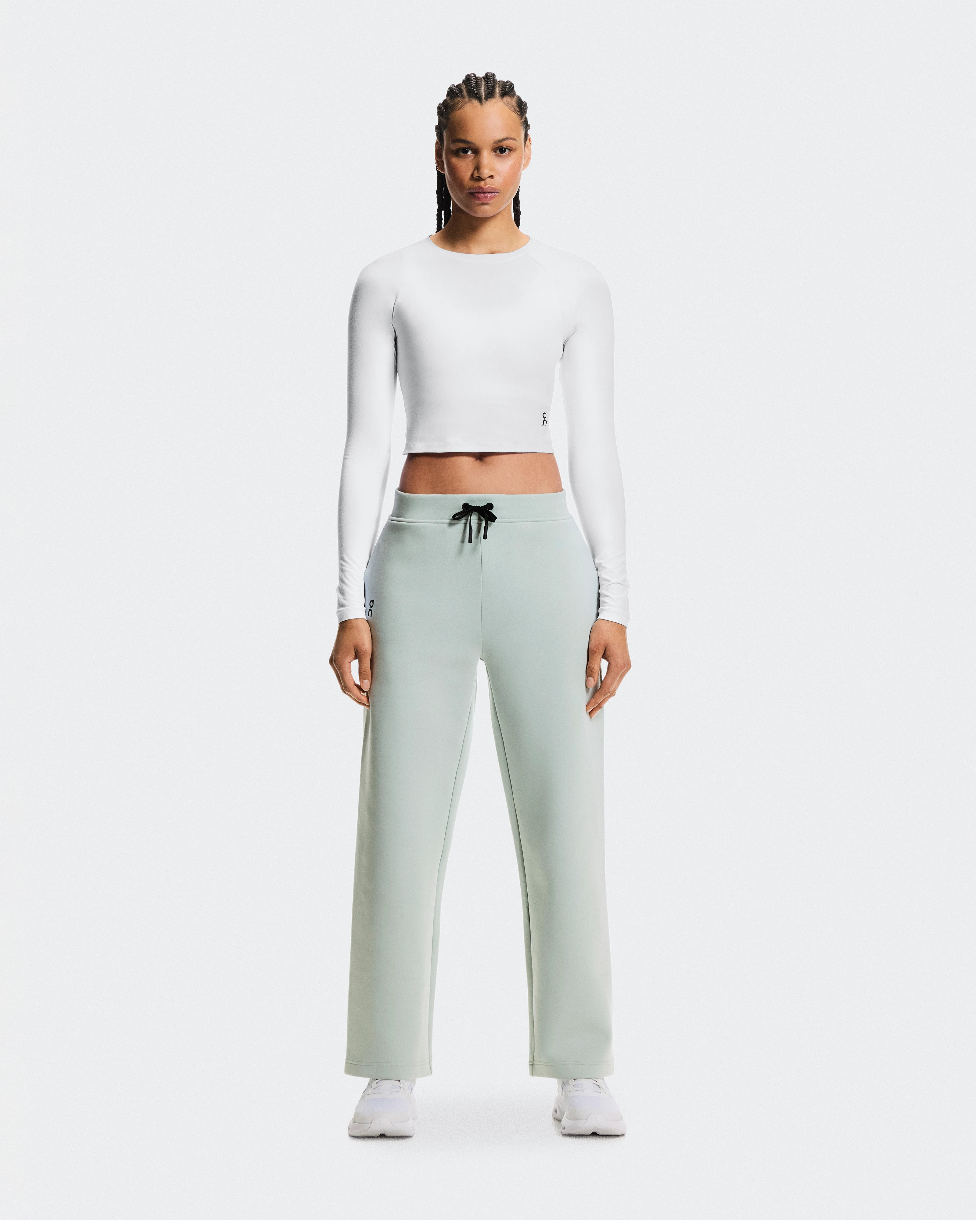 On Focus Tech Sweatpants Mineral Femme Pantalons