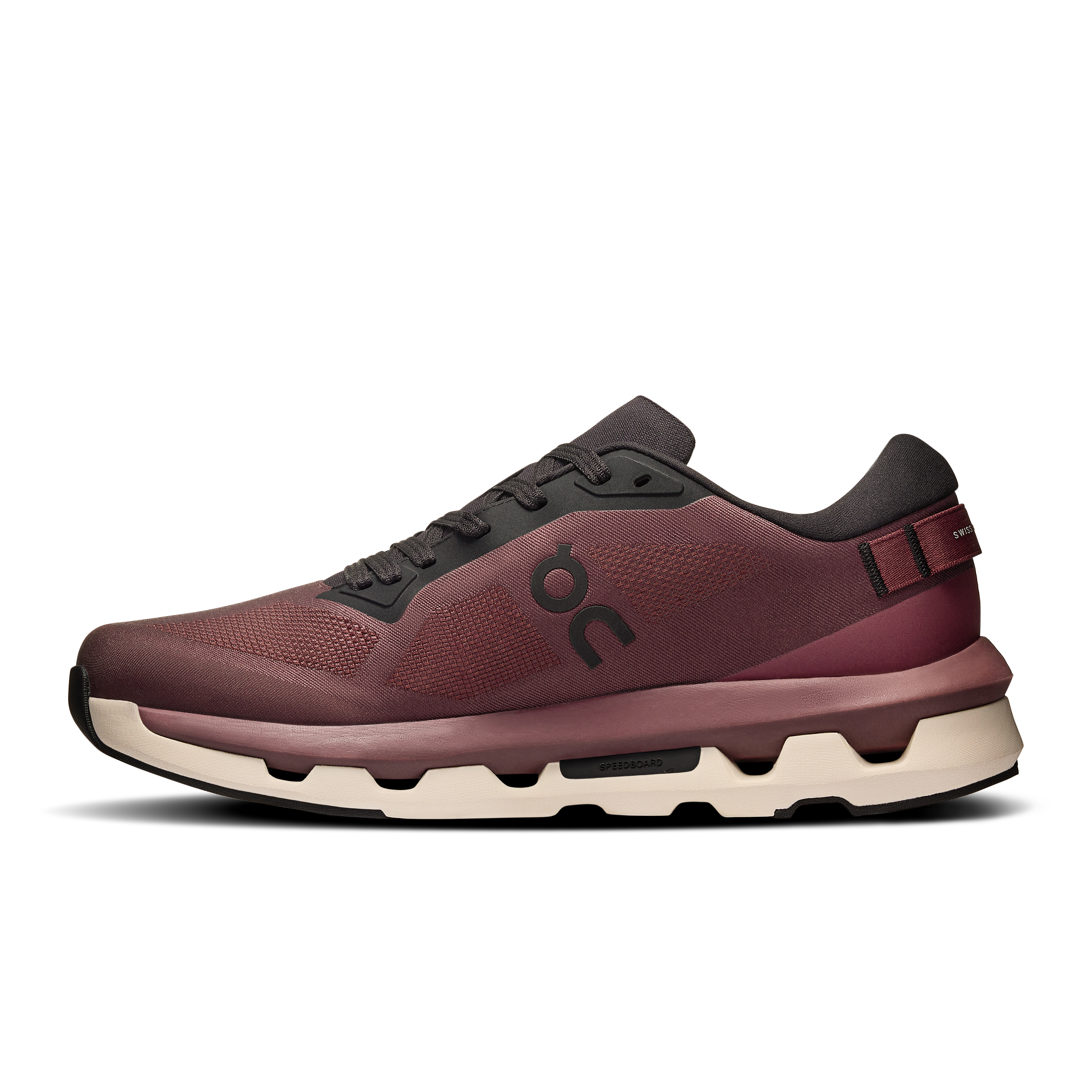 On Cloudzone Mulberry & Black Damen Aktiver Lebensstil Schuhe