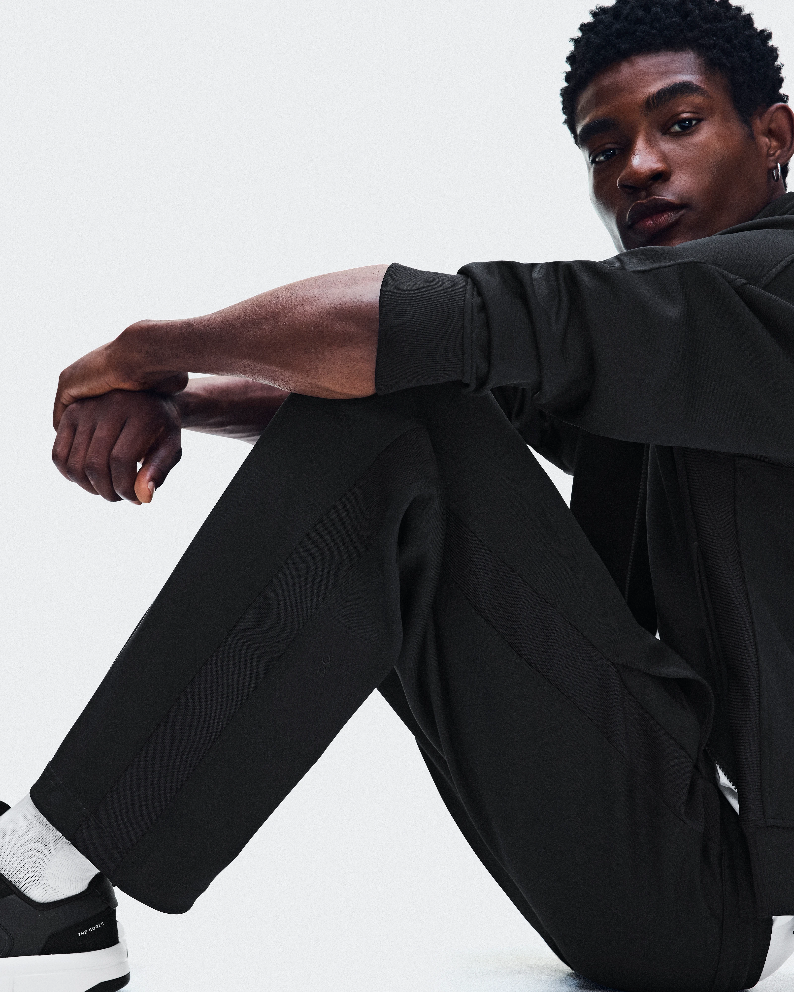 On Courtside Pants Black Men Pants