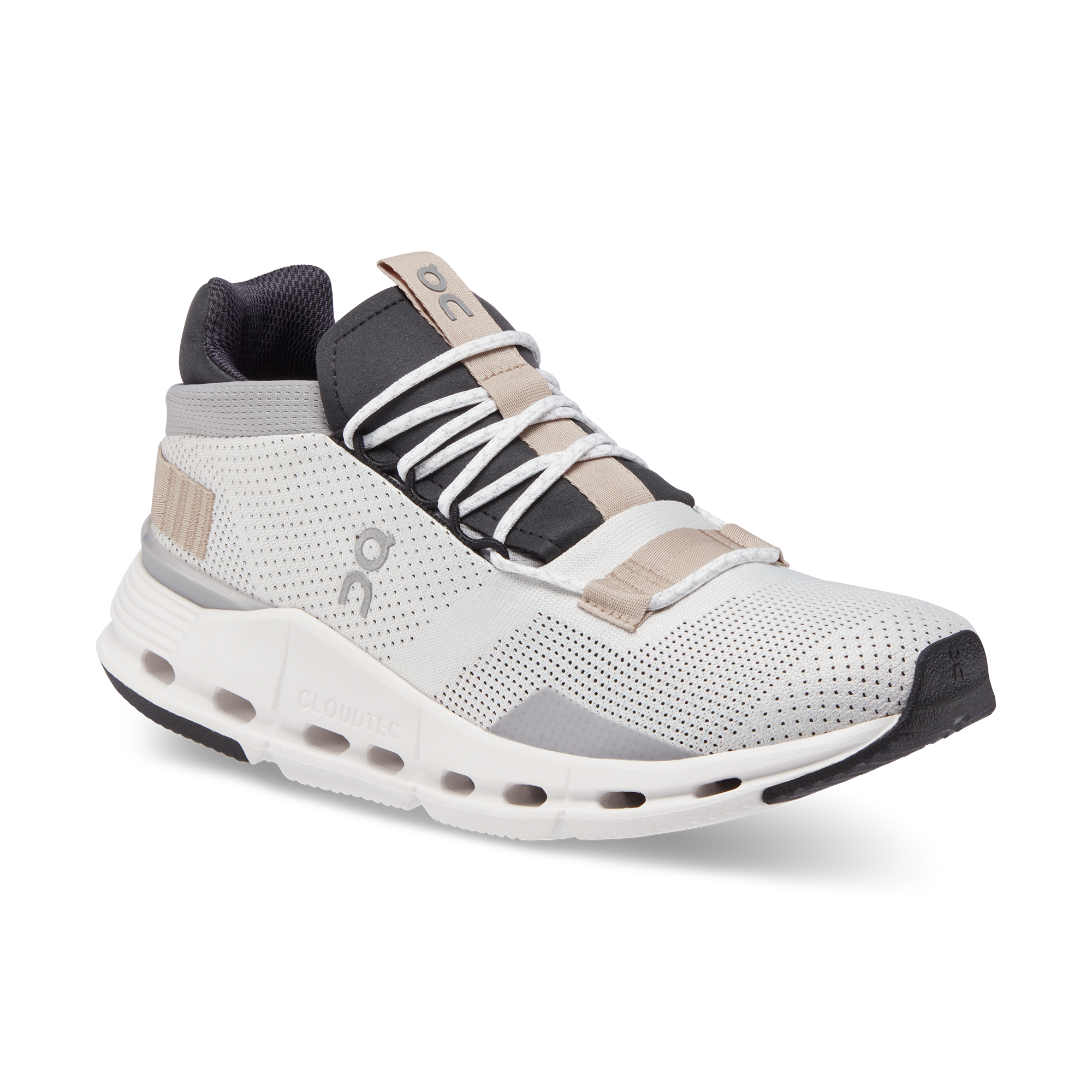 On Cloudnova White & Sand Women Active life Shoes